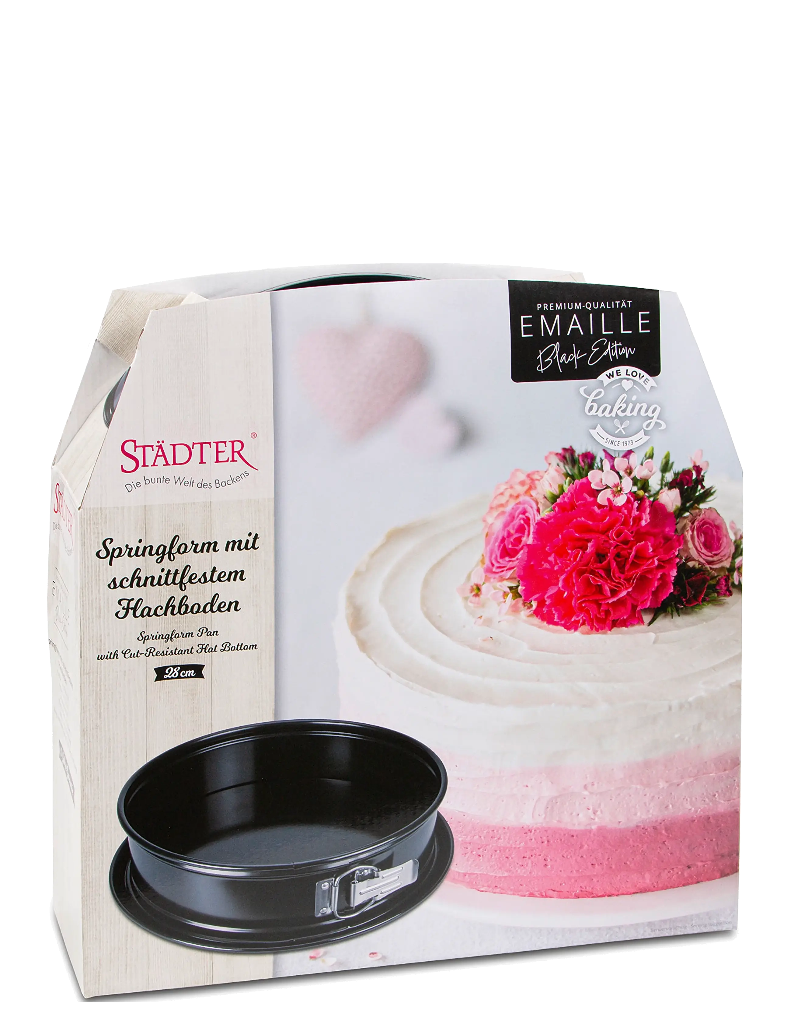 Städter - Springform EMAILLE ø 28 cm / H 7 cm sort - kageforme - black - 3