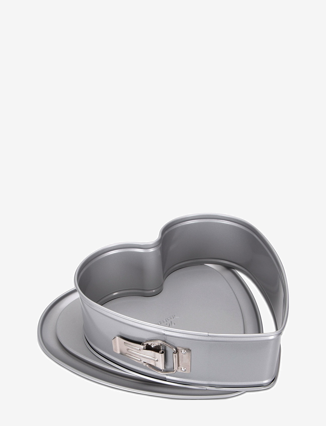 Städter - Springform Hjerte ø 26 cm / H 7 cm sølv - bagning - steel - 2