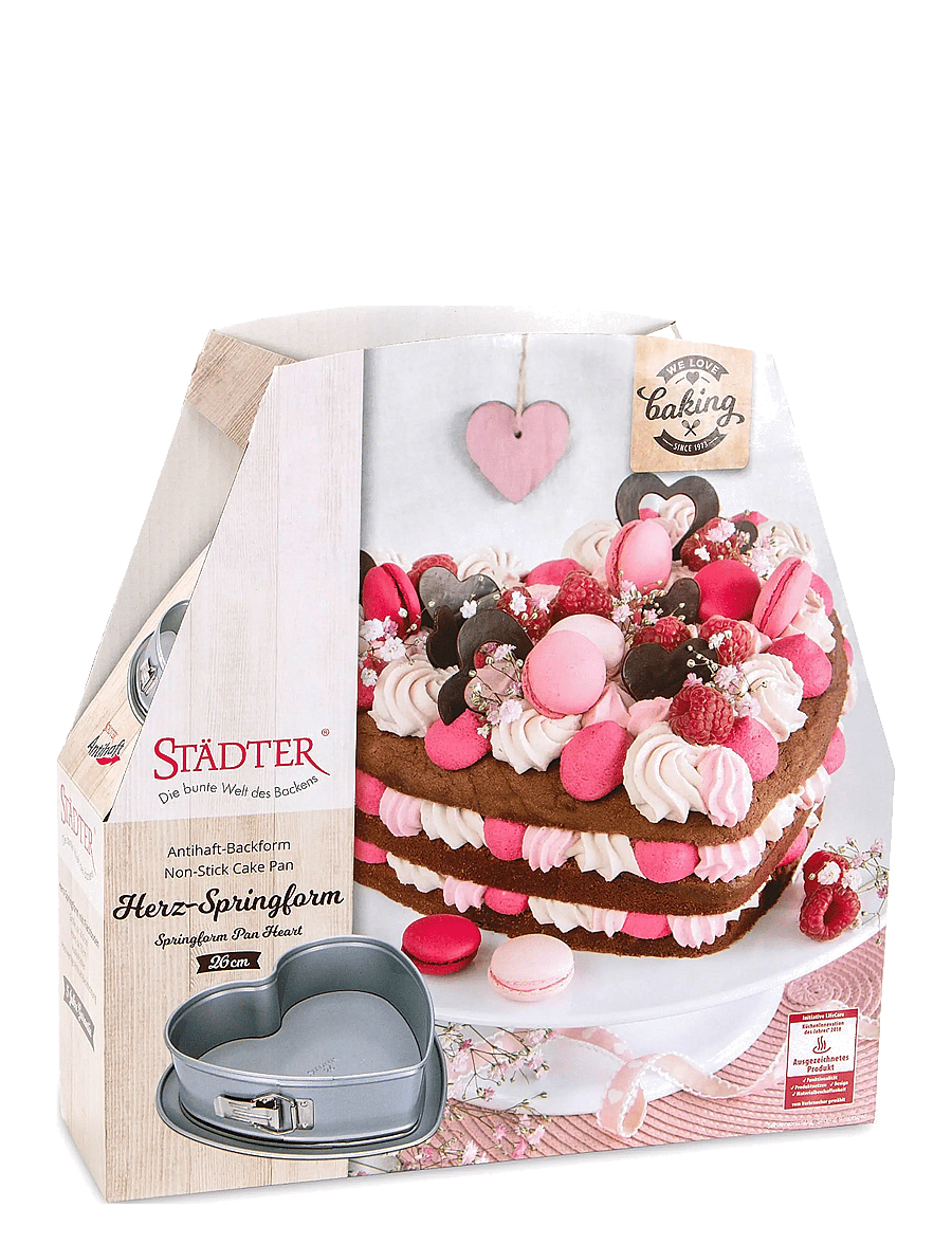 Städter - Springform pan Heart ø26cm / H7cm - küpsetamine - steel - 3