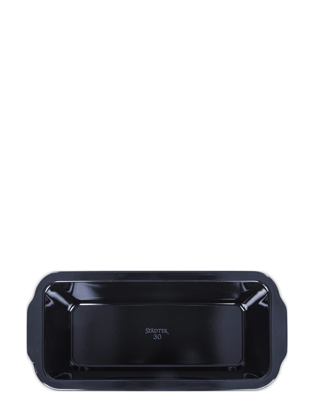 Städter - Bread baking pan ENAMEL 30x13cm / H8cm - loaf tins - black - 2