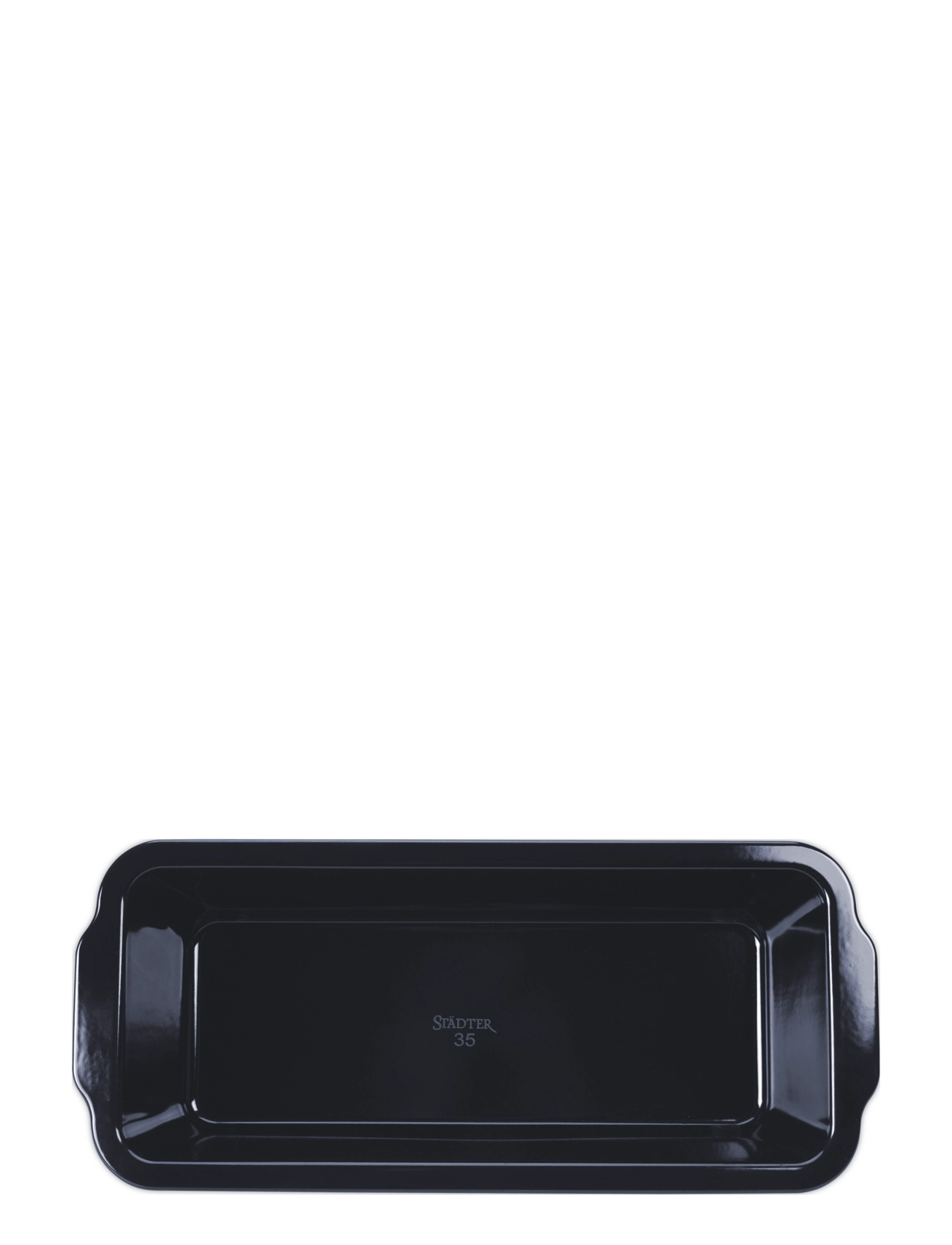 Städter - Bread baking pan ENAMEL 35x14.5cm / H8cm - loaf tins - black - 2