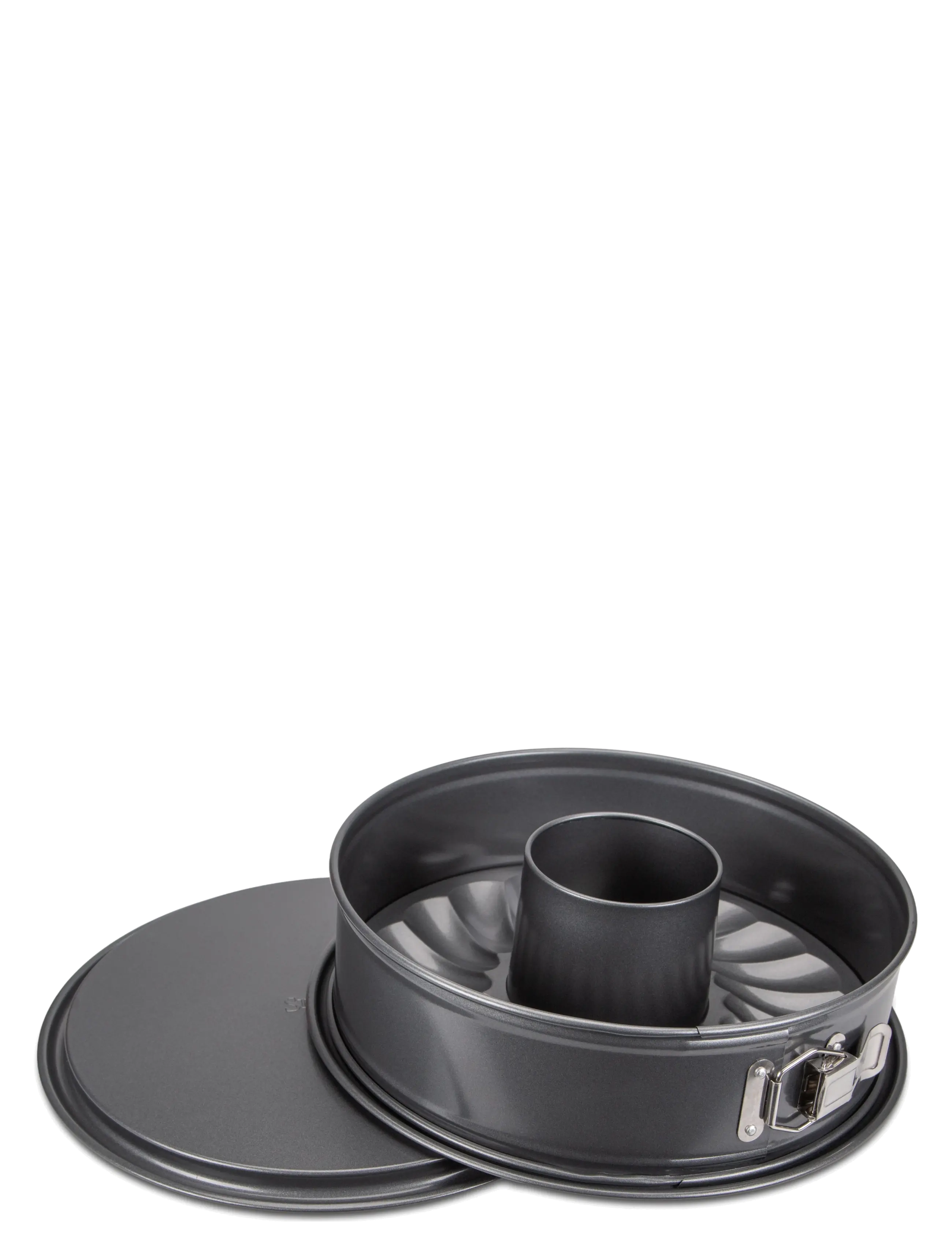 Städter - Springform with flat and tube bottom  Ø 26 cm - küpsise- ja koogivormid - grey - 1