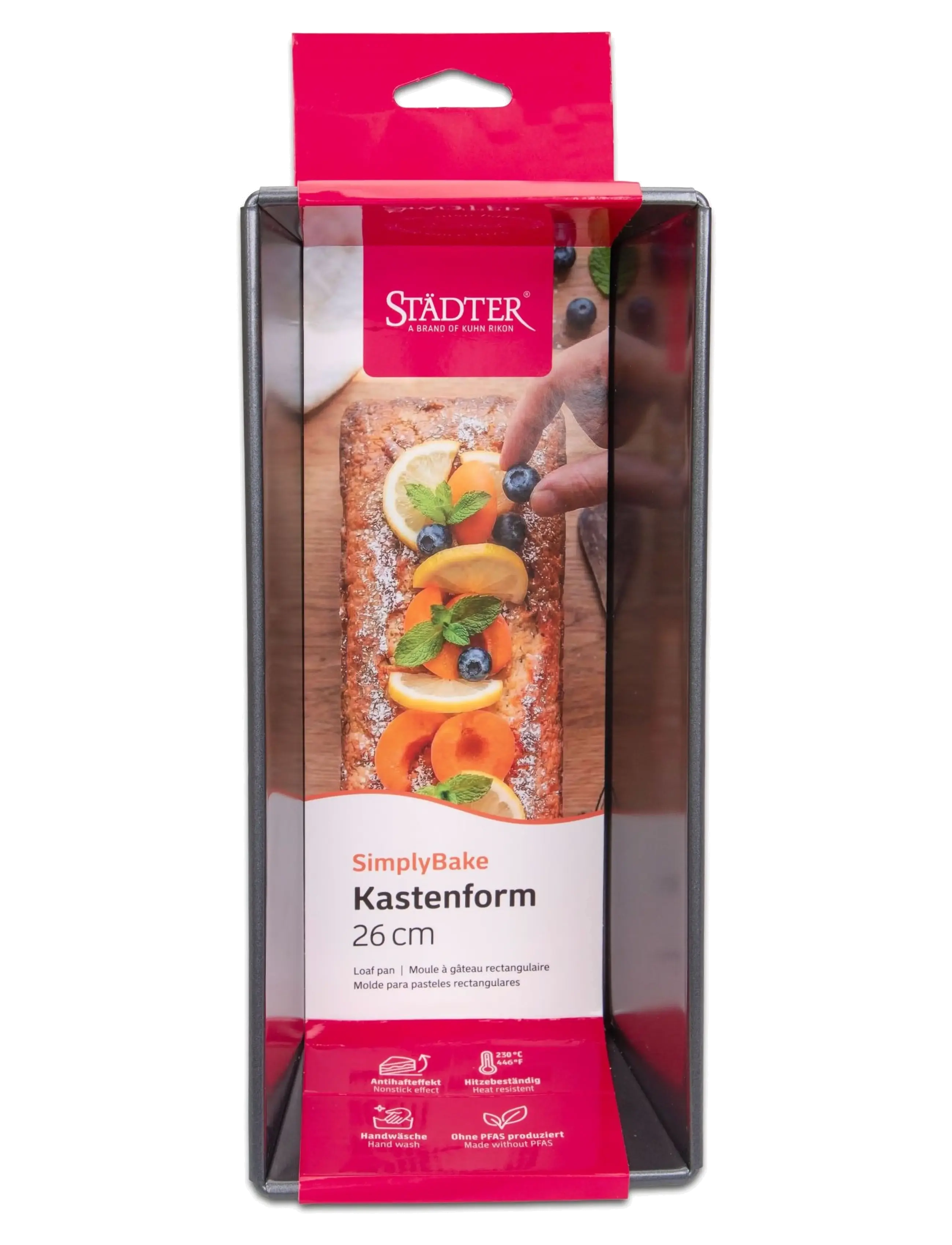 Städter - Loaf Pan 26 x 11,5 cm - küpsise- ja koogivormid - grey - 3