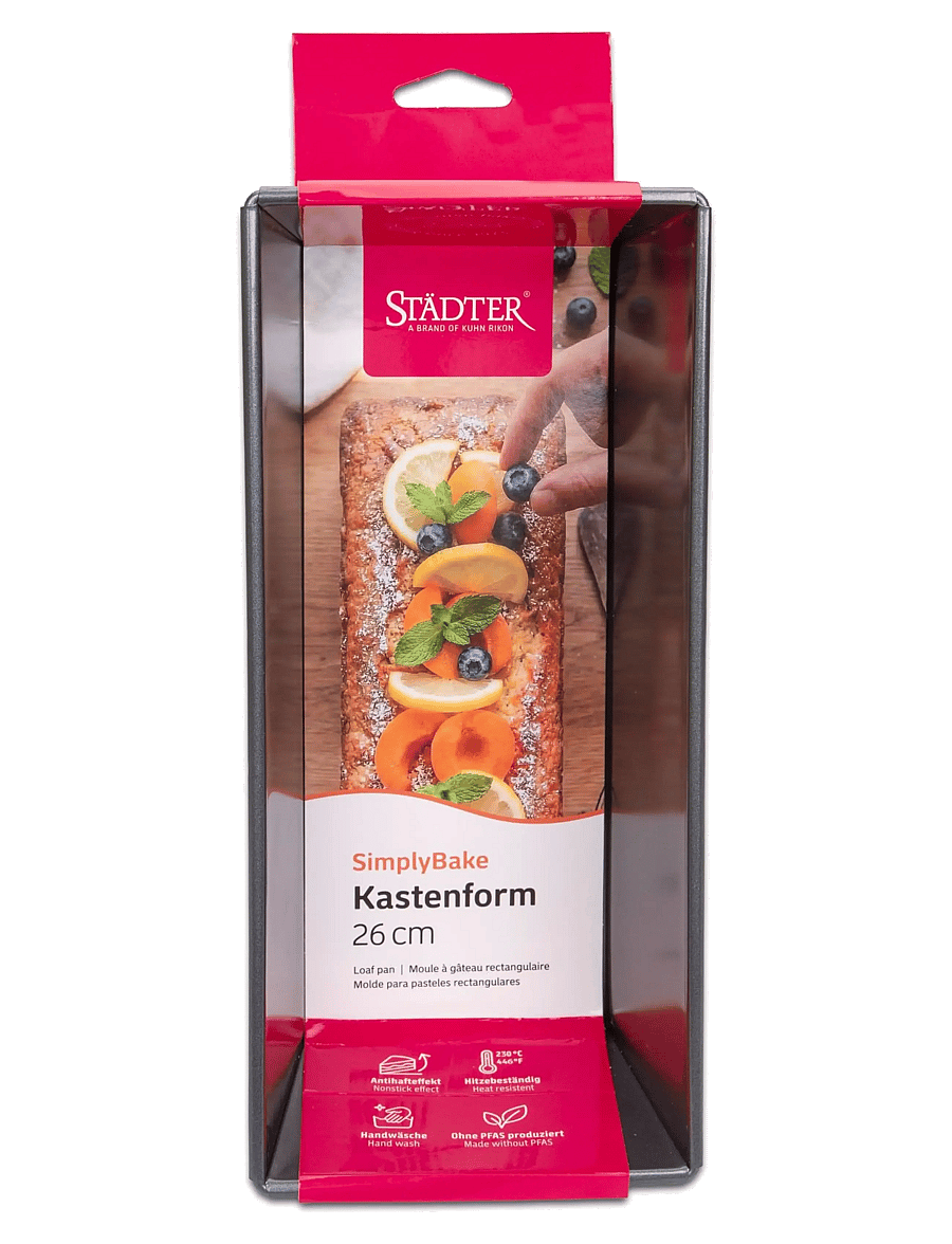 Städter - Loaf Pan 26 x 11,5 cm - küpsise- ja koogivormid - grey - 3