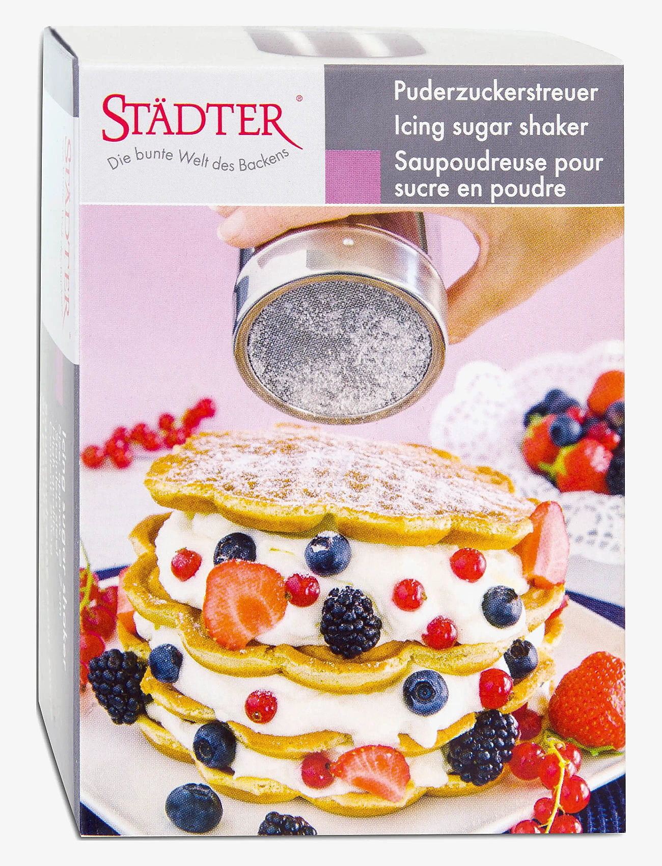 Städter - Flormelssigte ø 7 cm / H 9 cm med låg - Øvrige bageredskaber - steel - 3