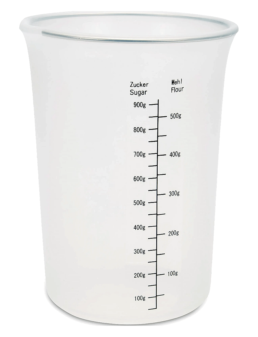 Städter - Measuring cup ø12cm / H16.5cm transparent Silicon - mõõtlusikad - clear - 1