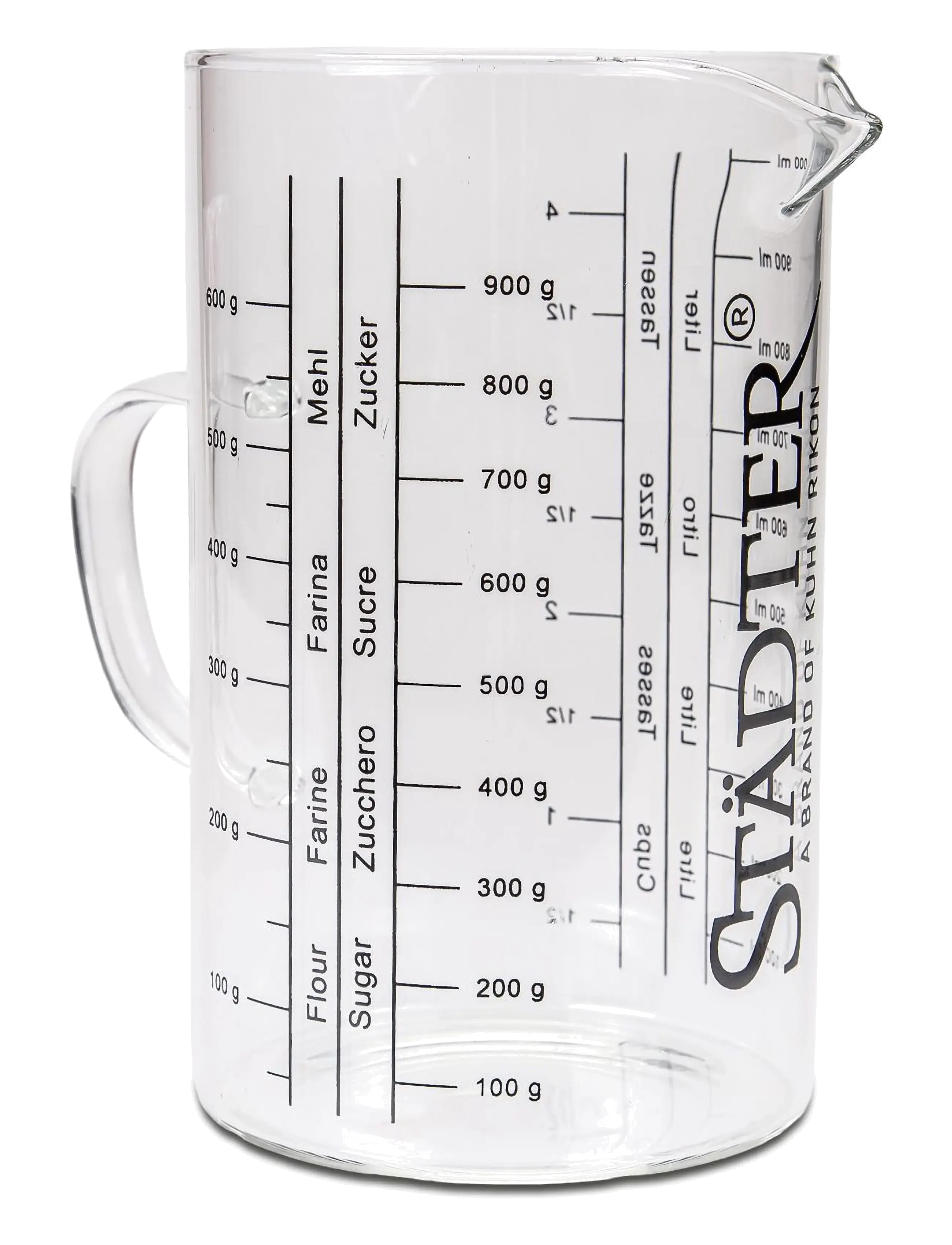 Städter Measuring Cup 500 ml - Measuring cups & spoons - TRANPARENT / clear