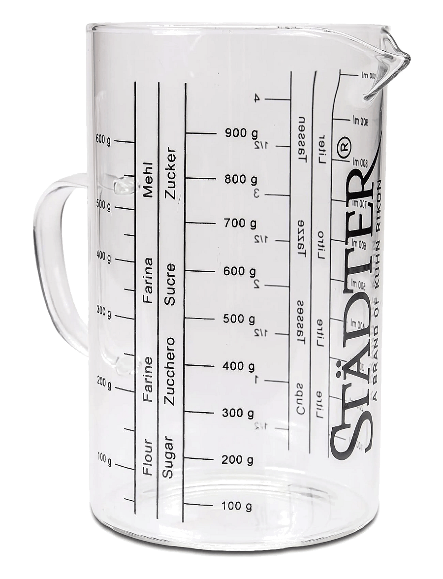 Städter - Measuring Cup 1.000 ml. - mõõtlusikad - tranparent - 0