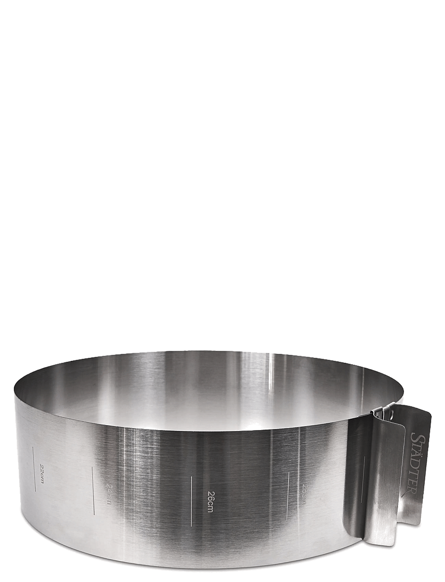 Städter - Baking Frame round Ø 15-30 cm - küpsise- ja koogivormid - silver - 2