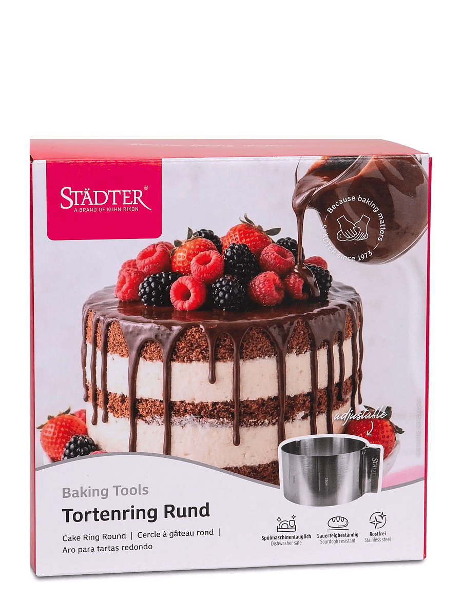 Städter - Baking Frame round Ø 15-30 cm - küpsise- ja koogivormid - silver - 3