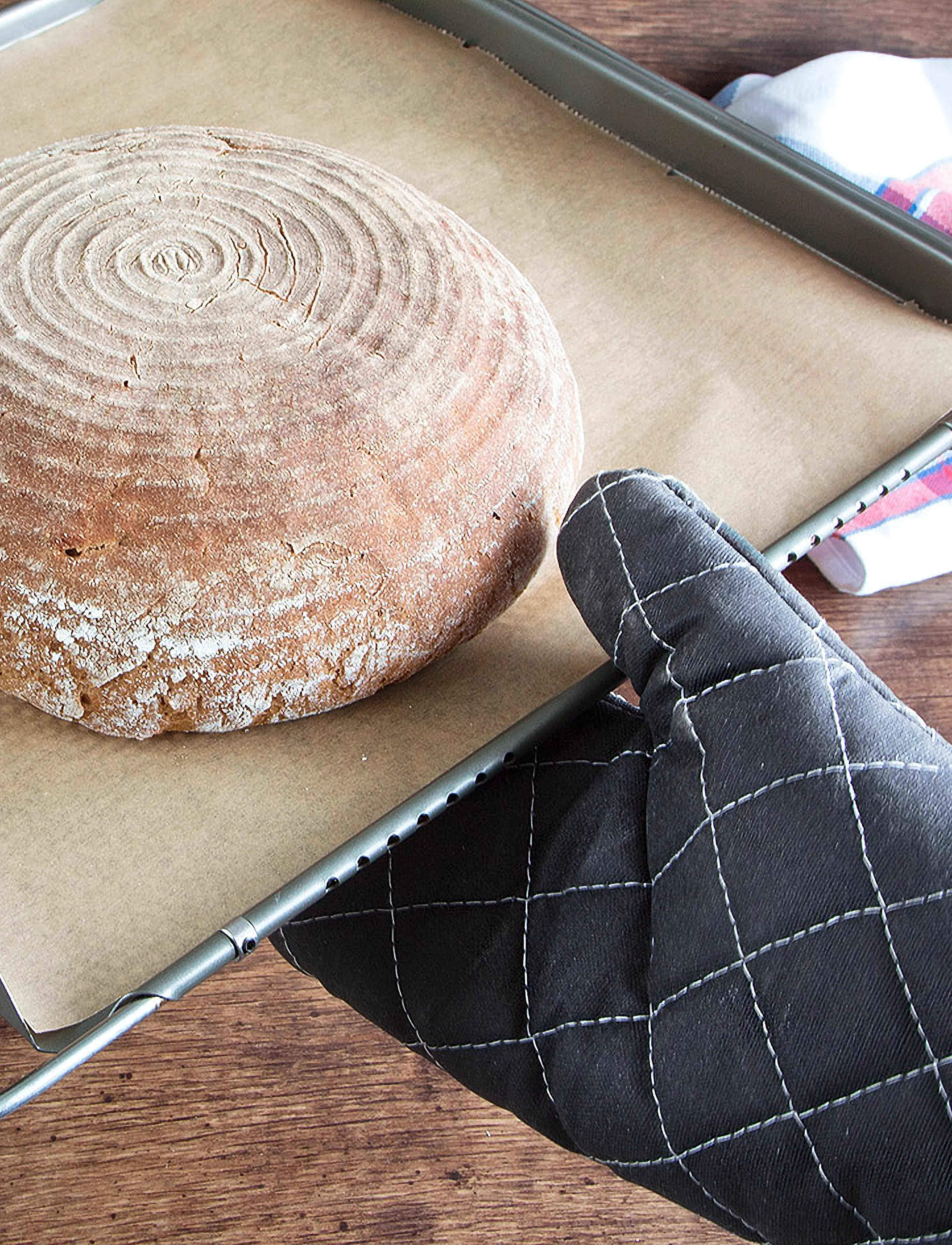 Städter Ovn Handske 36,5 X 18 Cm Sort, L36.5 cm, Kitchen Textiles, Schwarz - Oven Mitts & Gloves, Homeware