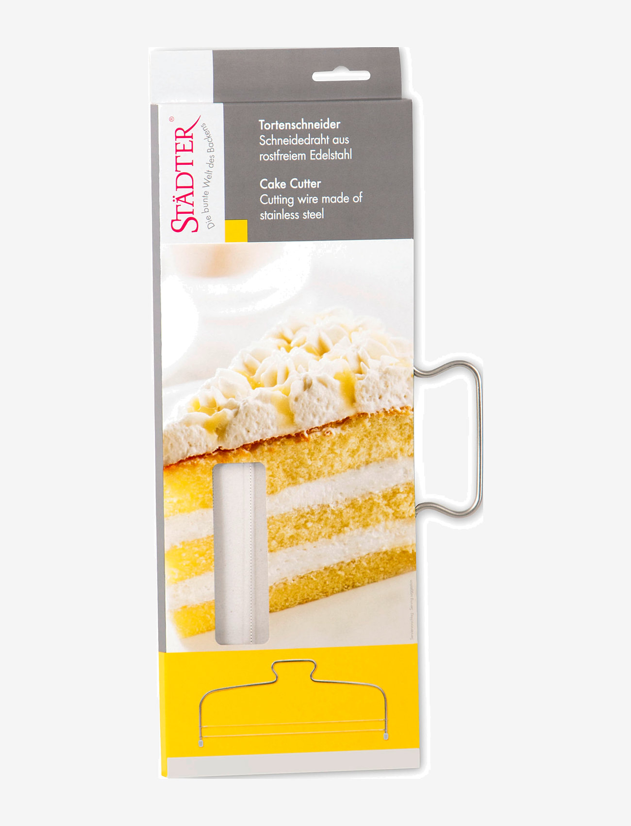 Städter - Tårtbottensskärare dubbelvajer 34cm - other baking utensils - steel - 2