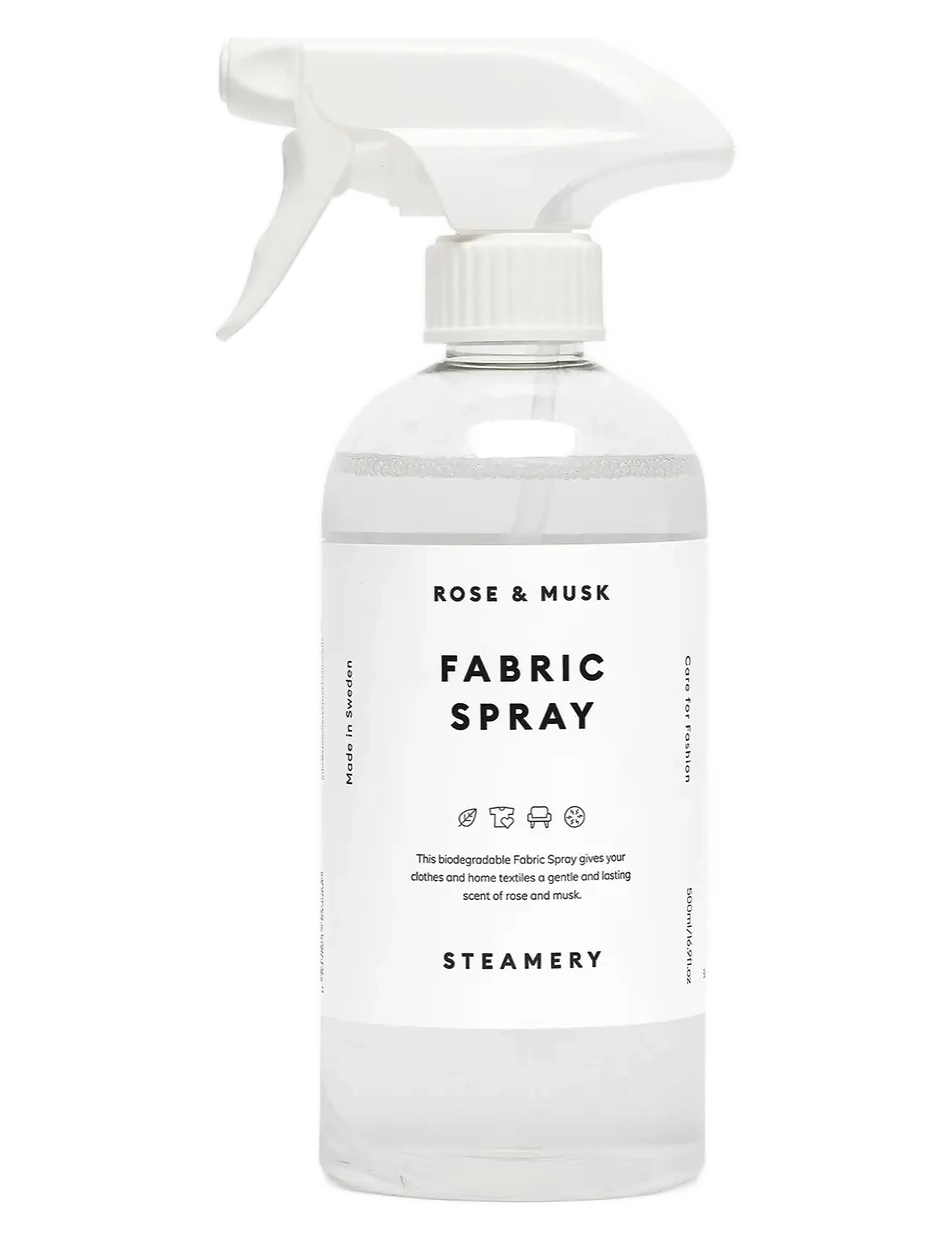 Steamery Fabric Spray Rose & Musk 500 Ml, Home Spray, Nude, Str: ON SIZE