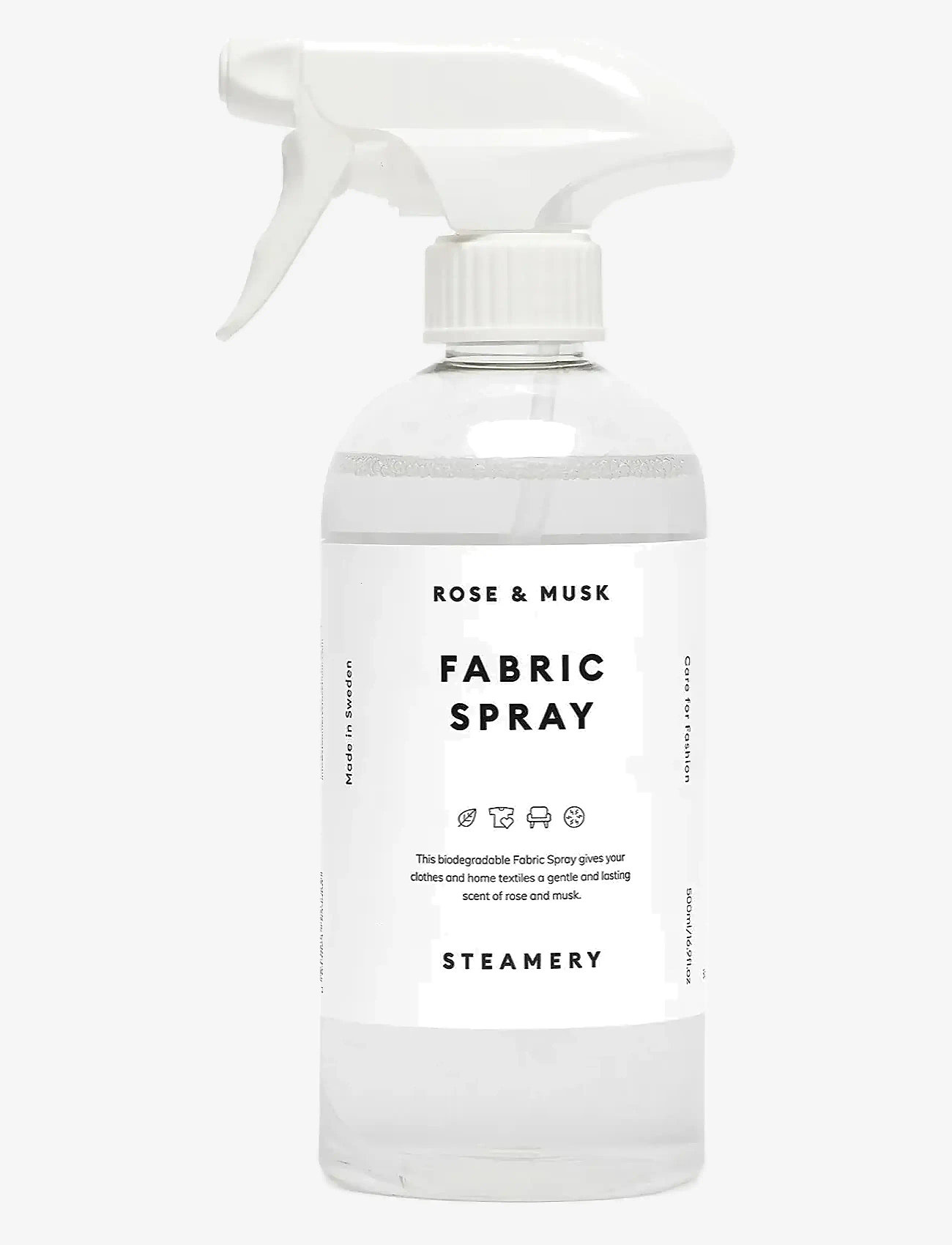 Steamery - Fabric Spray Rose & Musk 500 ml - fragrance spray - transparent - 1