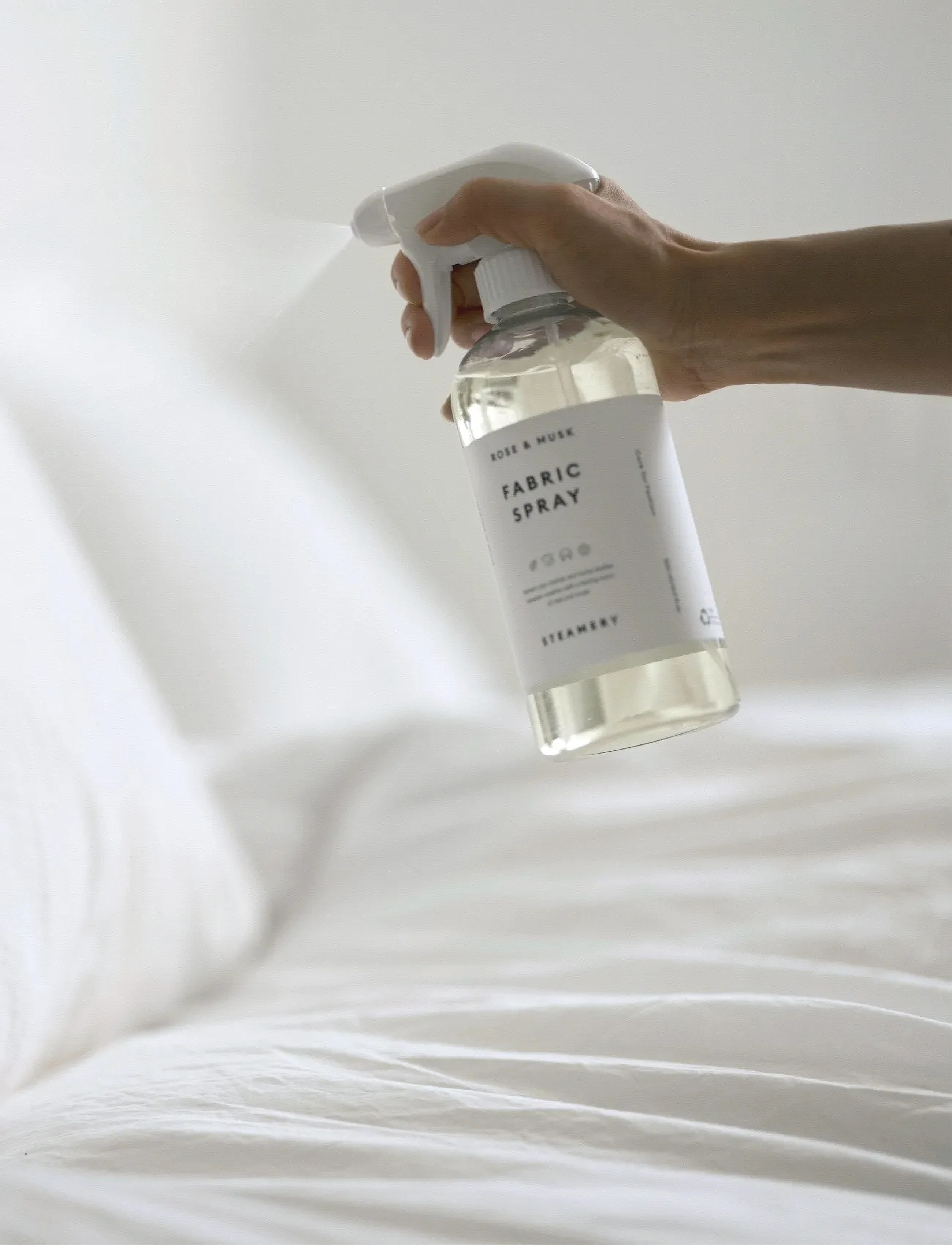 Steamery Fabric Spray Rose & Musk 500 Ml, ON SIZE, Home, Nackt - Home Spray, Homeware