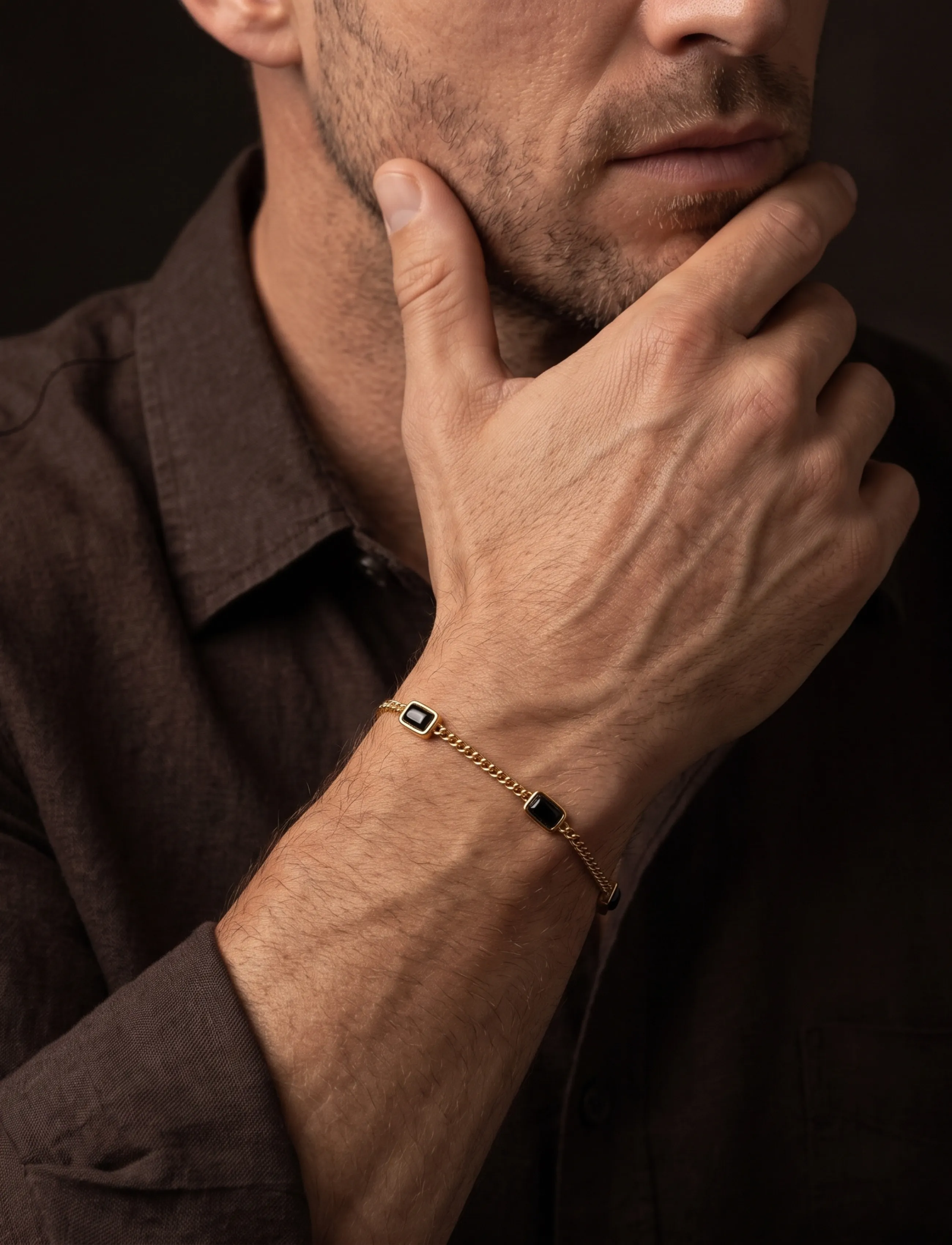 Steel & Barnett - Bennet Bracelet - armband - black - 4