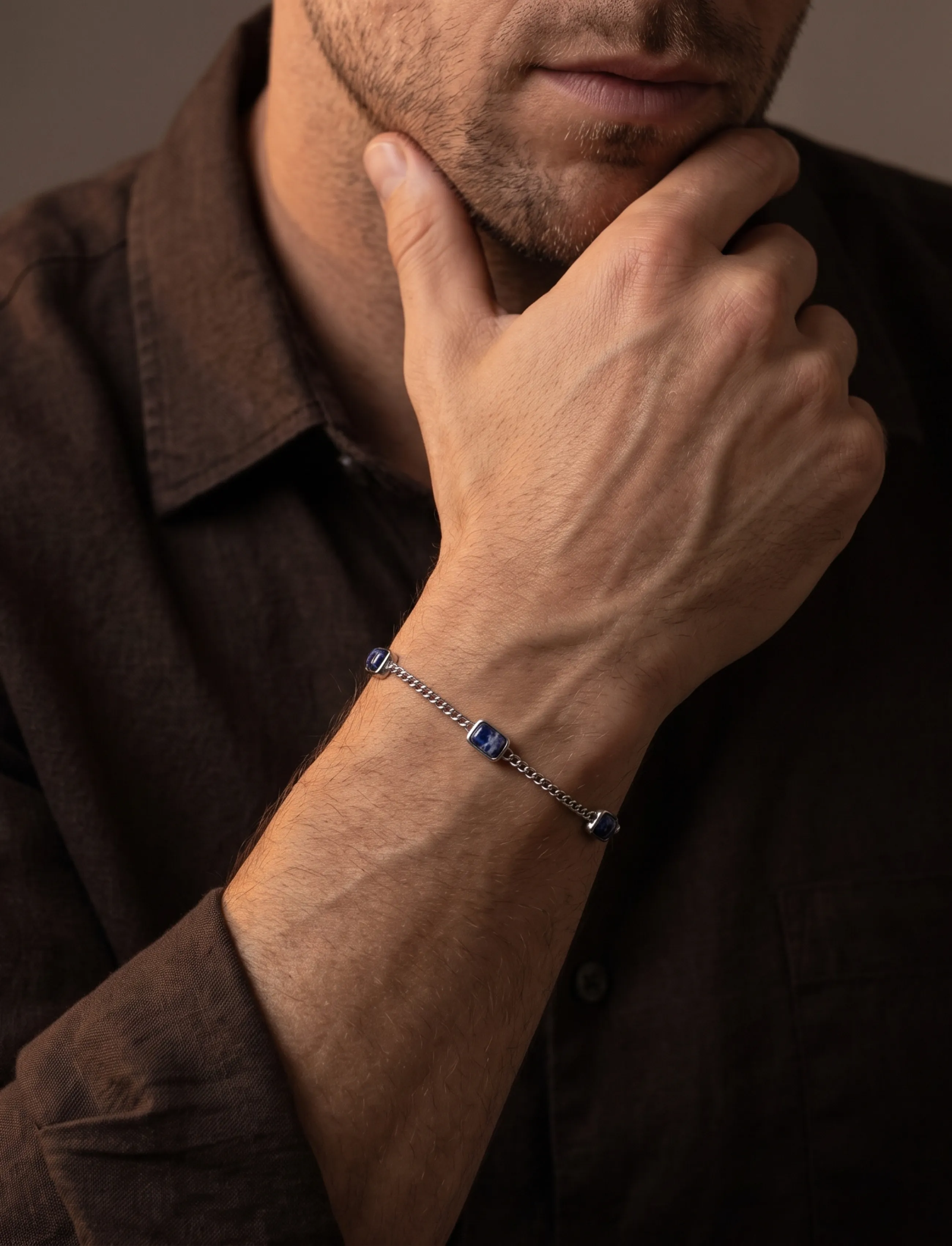 Steel & Barnett - Bennet Bracelet - armband - blue - 4