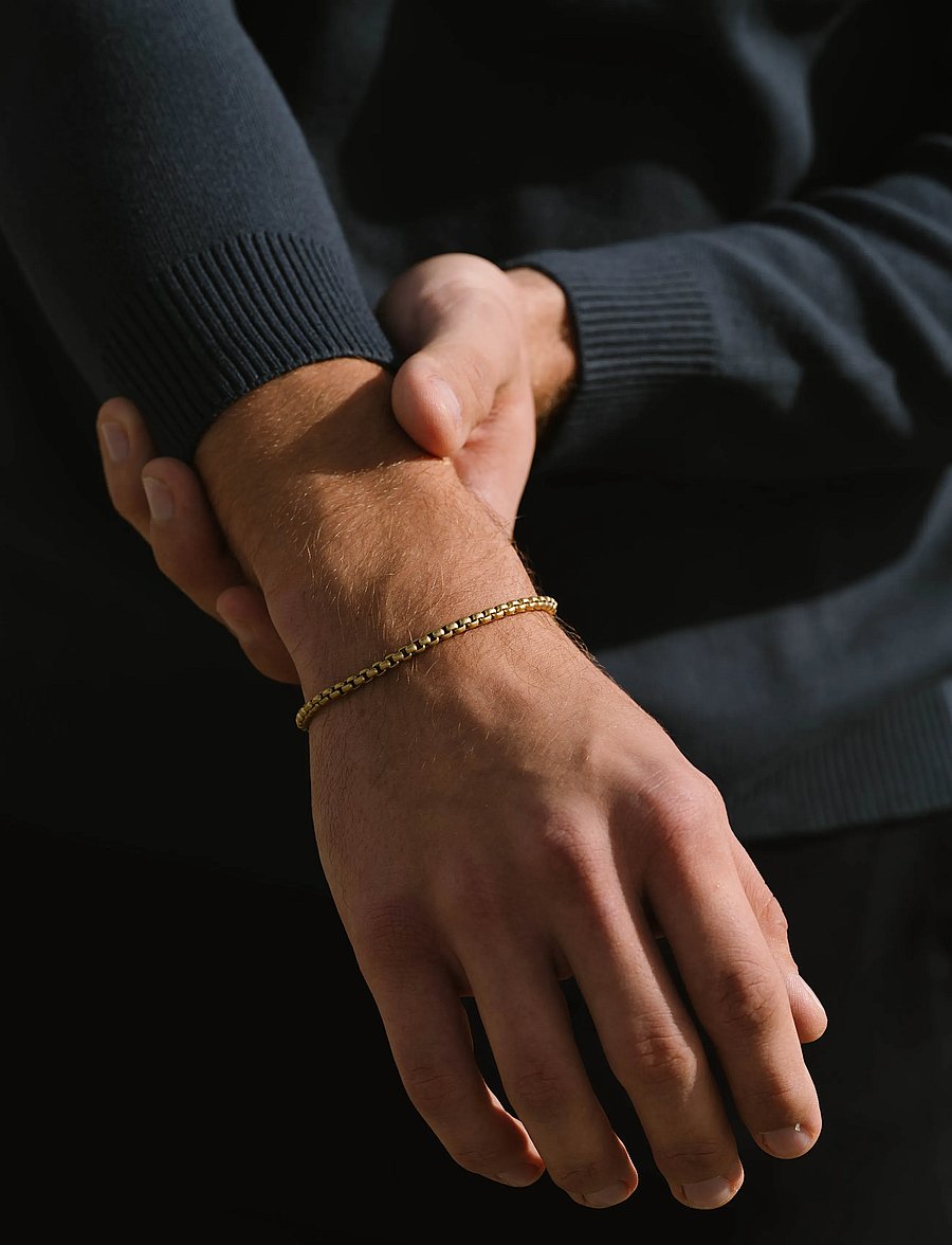 Steel & Barnett - Boxed Bracelet - armbänder - gold - 0