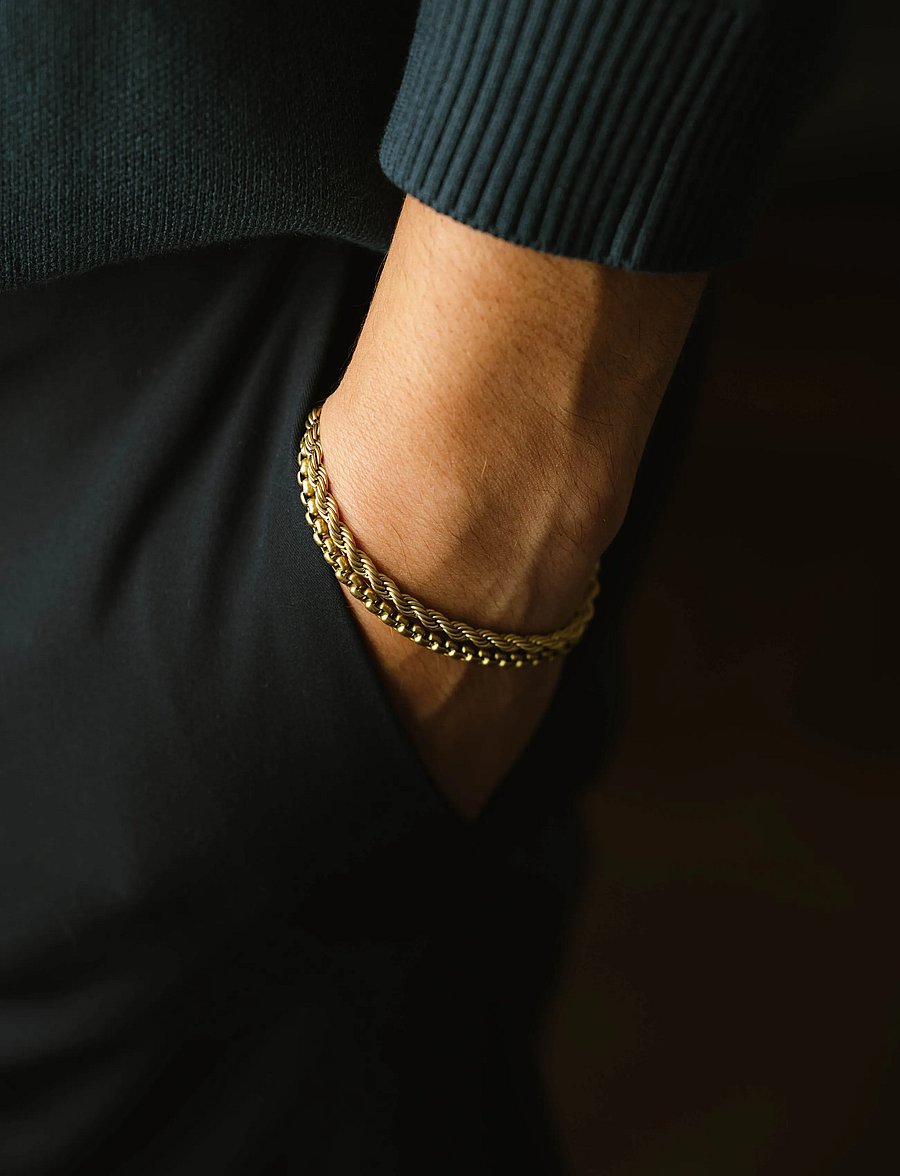 Steel & Barnett - Boxed Bracelet - armbänder - gold - 2