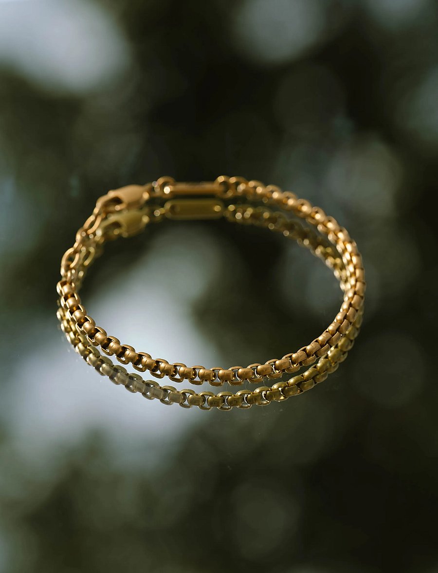 Steel & Barnett - Boxed Bracelet - armbänder - gold - 3