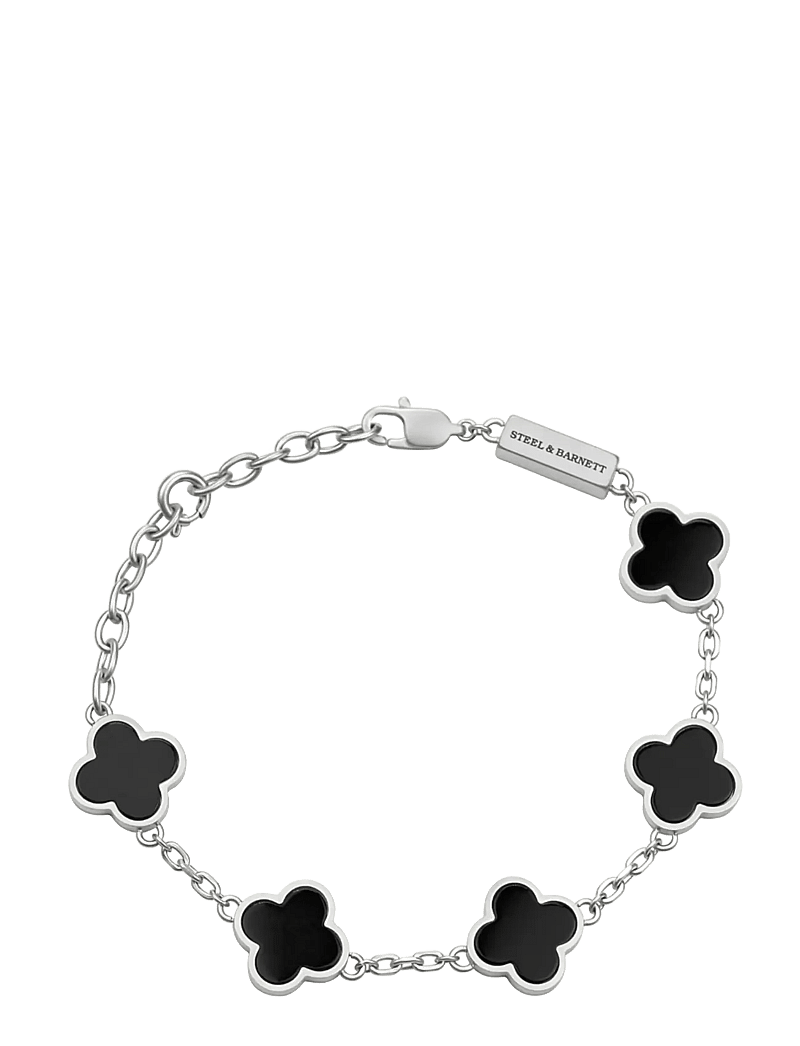 Steel & Barnett - Clover Bracelet - käevõrud - black - 1