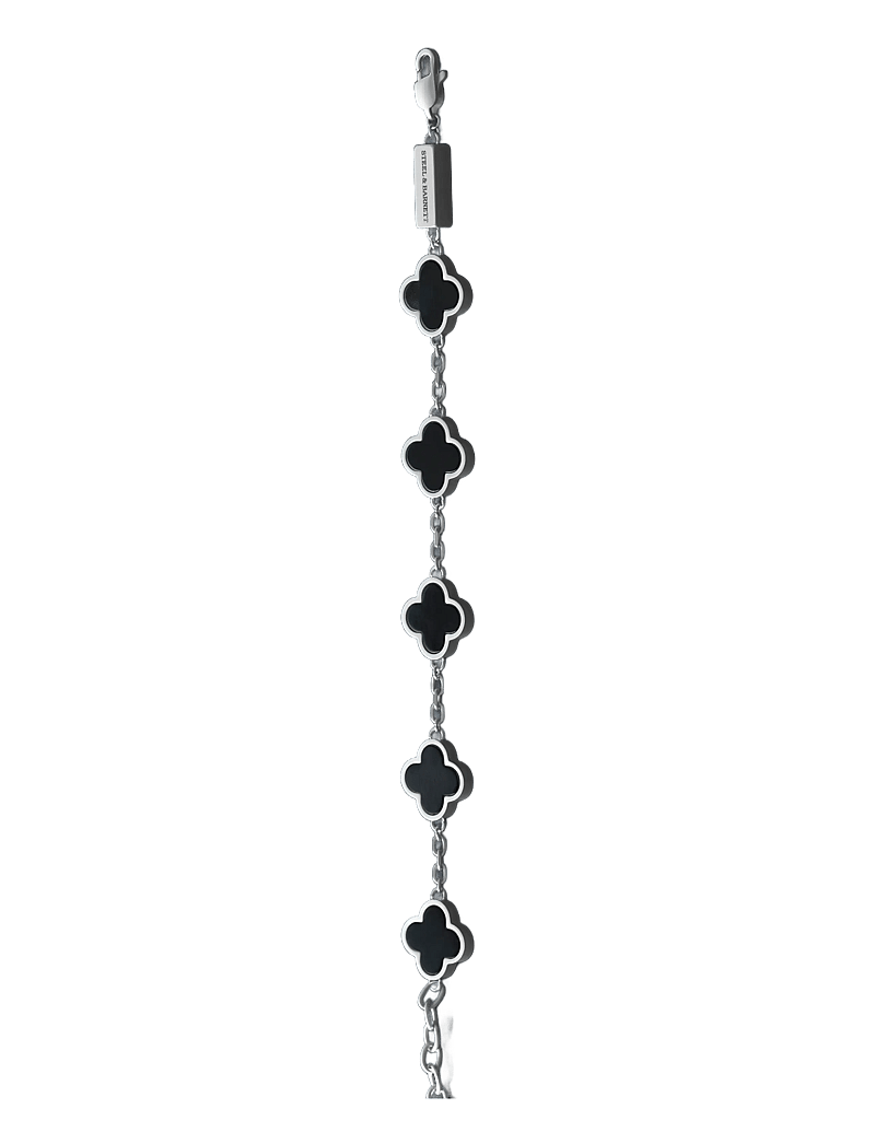 Steel & Barnett - Clover Bracelet - käevõrud - black - 2