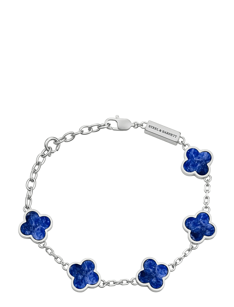 Steel & Barnett - Clover Bracelet - bracelets - blue - 1