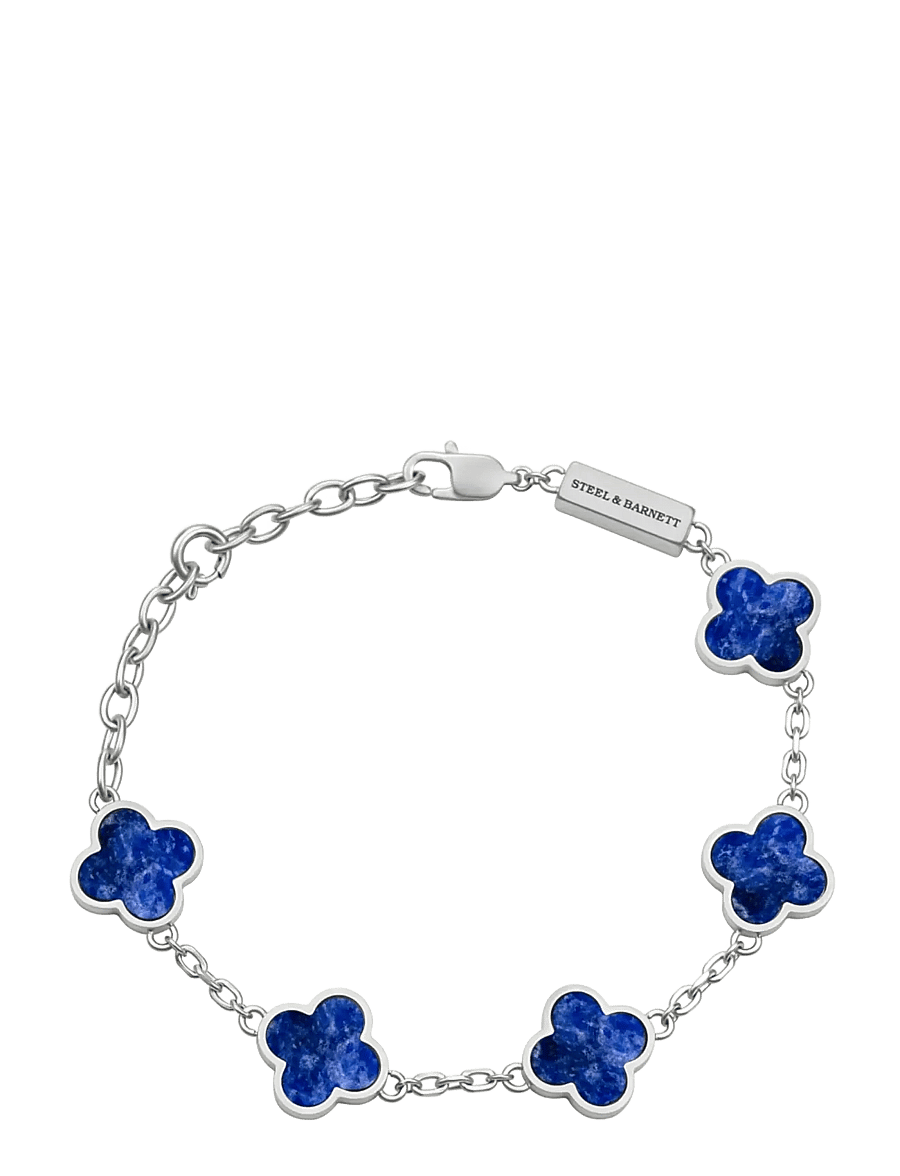 Steel & Barnett - Clover Bracelet - armbönd - blue - 1