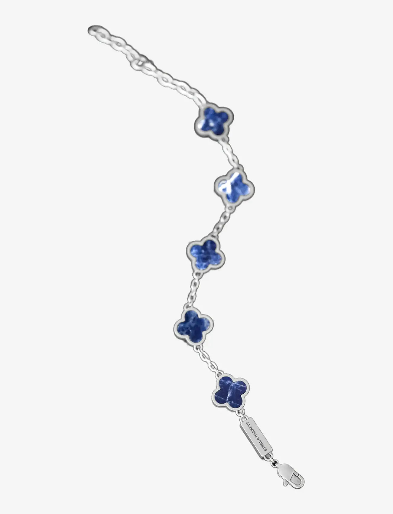 Steel & Barnett - Clover Bracelet - bracelets - blue - 2