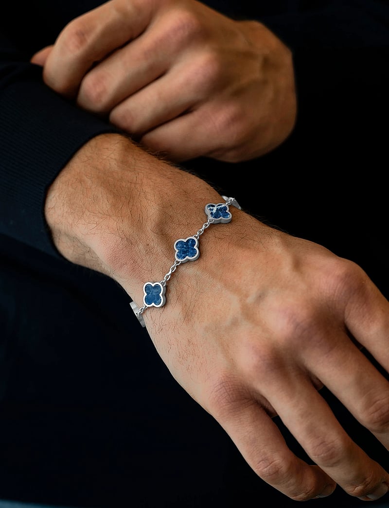 Steel & Barnett - Clover Bracelet - bracelets - blue - 0