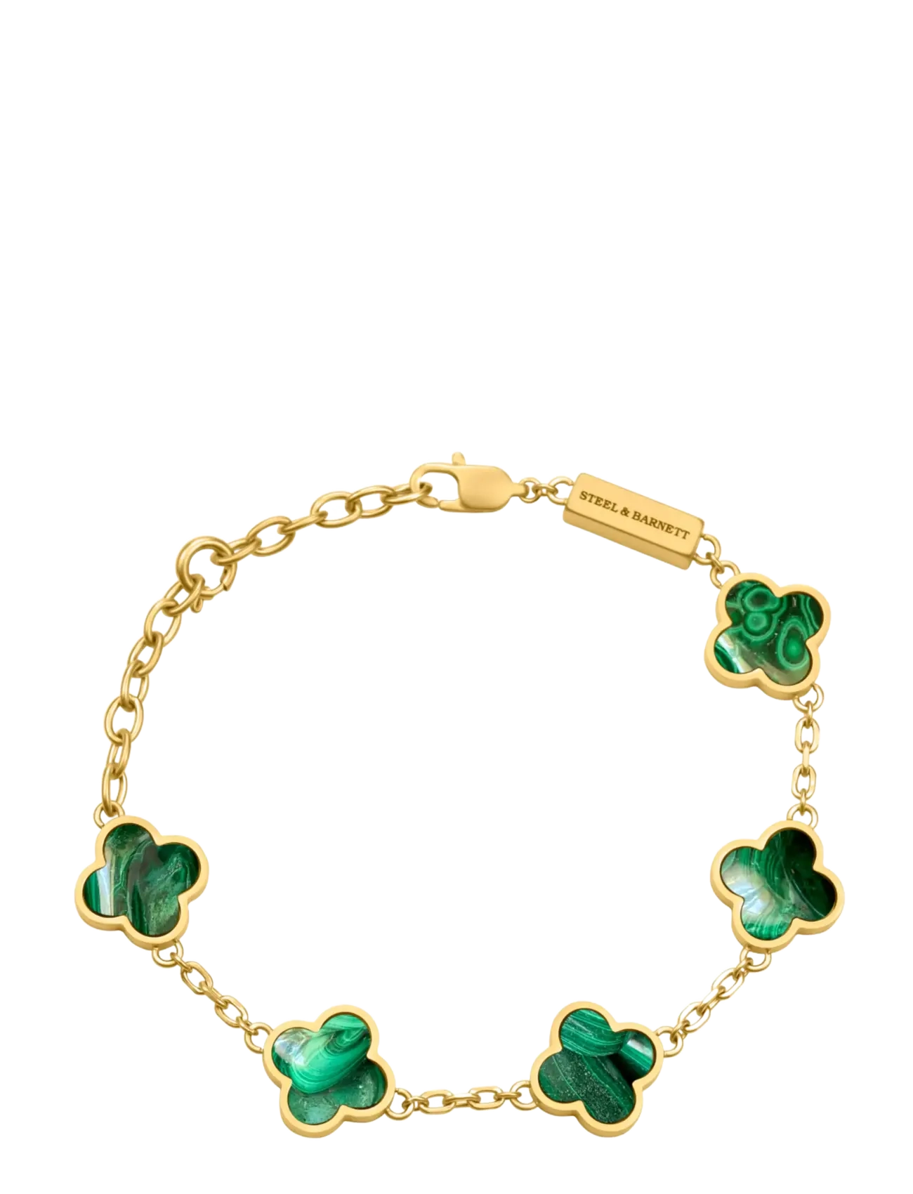 Steel & Barnett Clover Bracelet - Steel & Barnett - GREEN / green