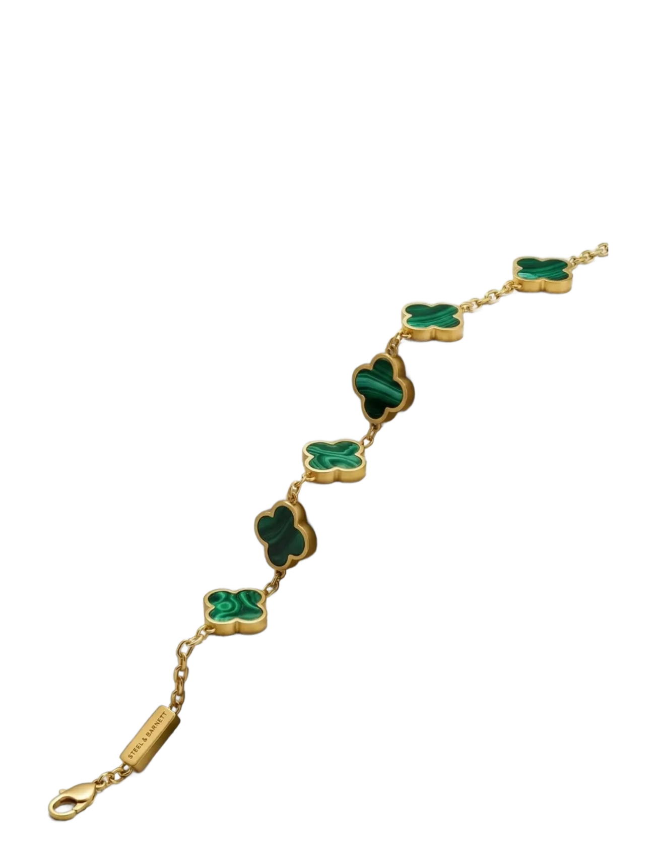 Steel & Barnett - Clover Bracelet - bracelets - green - 2