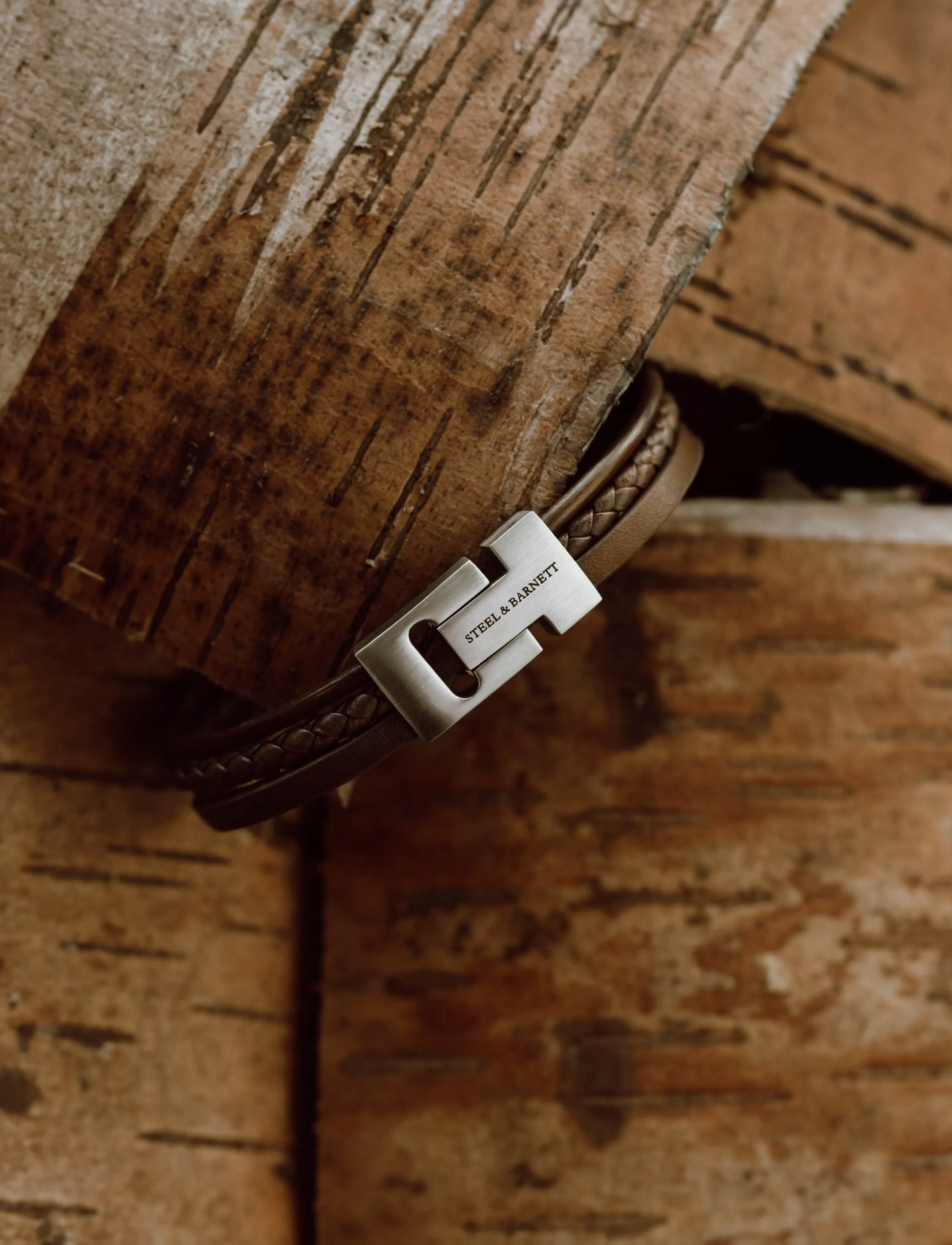 Steel & Barnett - Casual Cole - bracelets - brown - 4