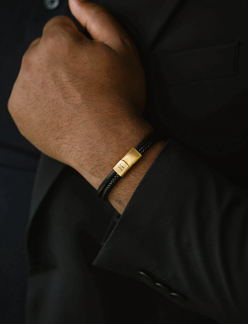 Steel & Barnett - Denby - käevõrud - black gold - 0