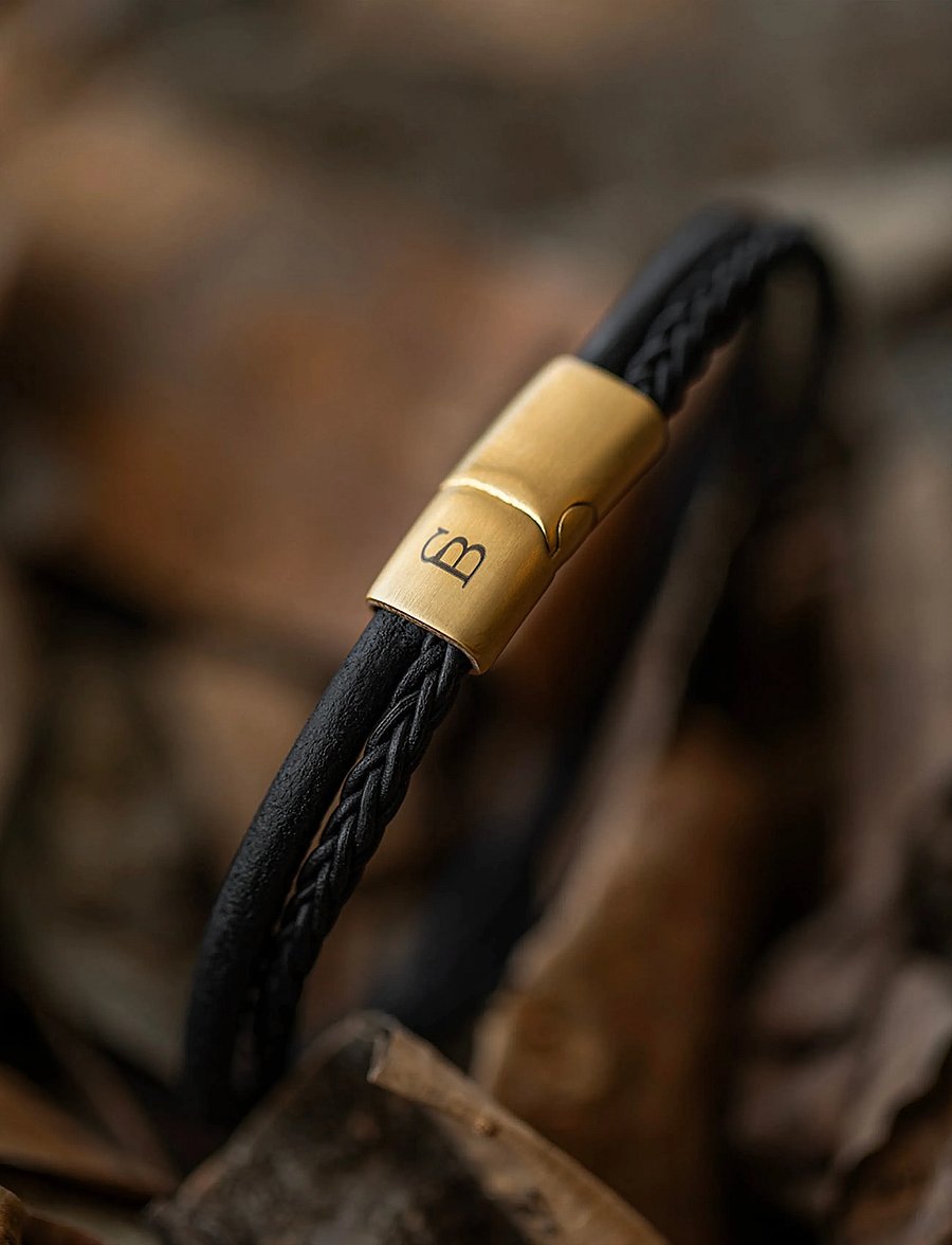 Steel & Barnett - Denby - armbänder - black gold - 3