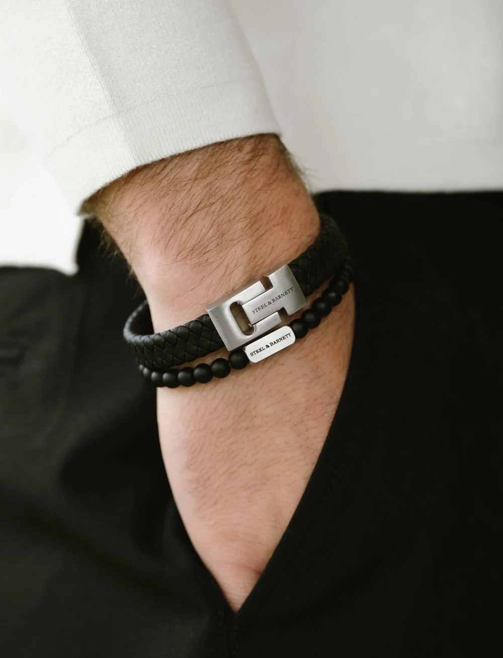 Steel & Barnett - Harrison - armbånd - black - 2