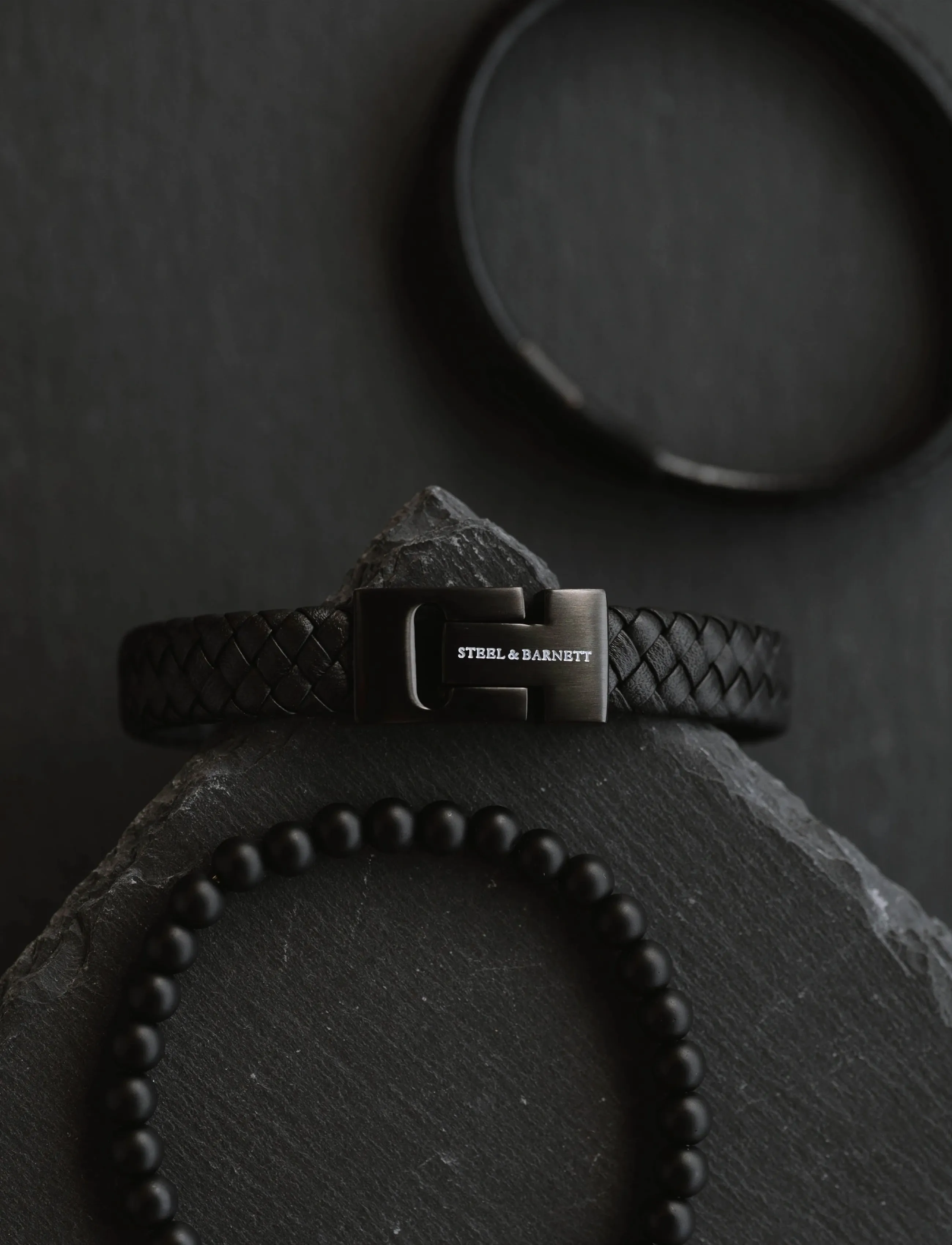 Steel & Barnett - Harrisson - armband - black edition - 3