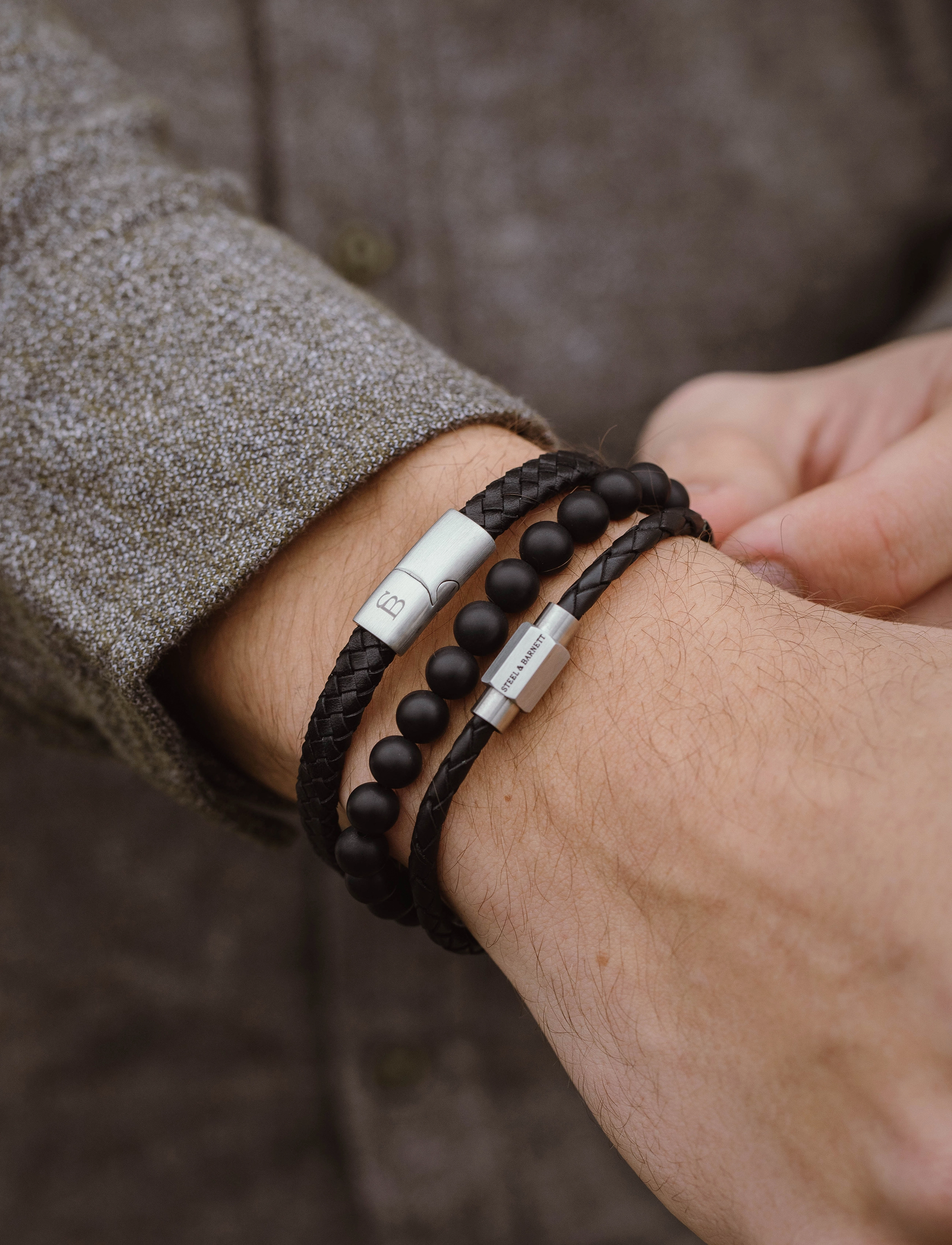 Steel & Barnett - Luke Landon - armbänder - black - 3