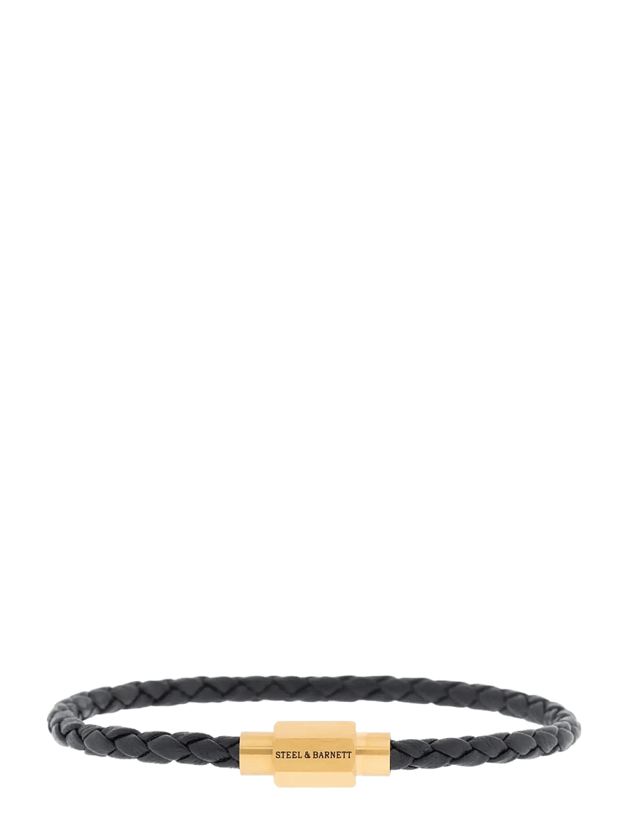 Steel & Barnett - Luke Landon - bracelets - black gold - 1