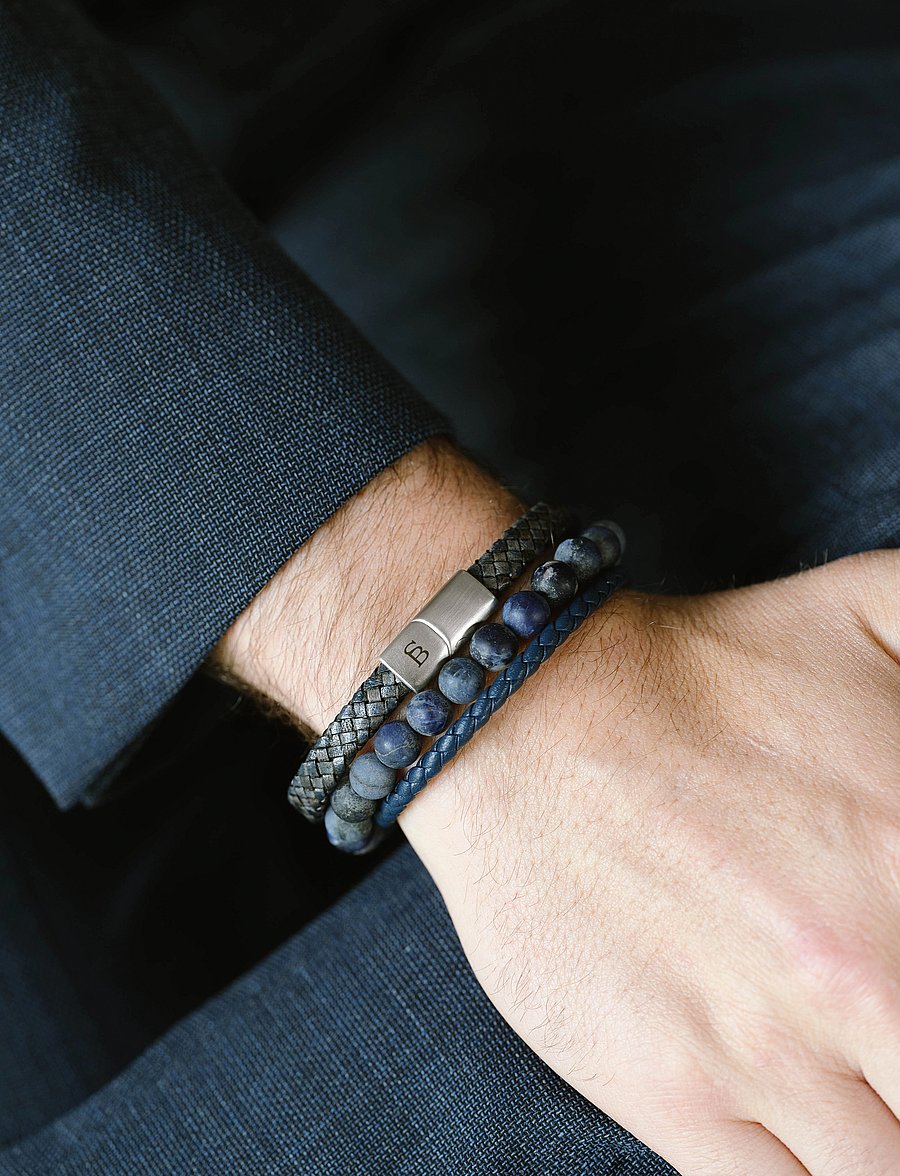 Steel & Barnett - Luke Landon - armbänder - blue - 0