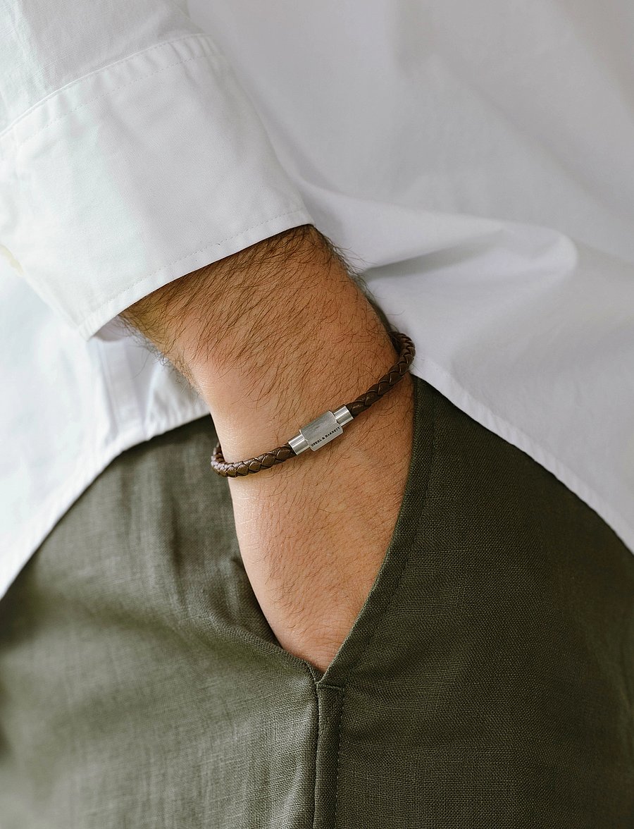 Steel & Barnett - Luke Landon - bracelets - brown - 0