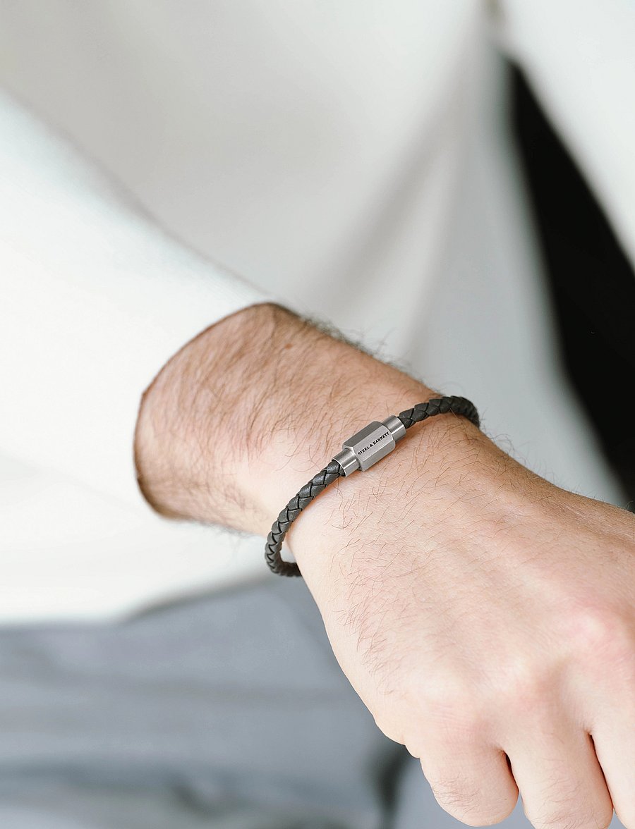 Steel & Barnett - Luke Landon - armbånd - grey - 0