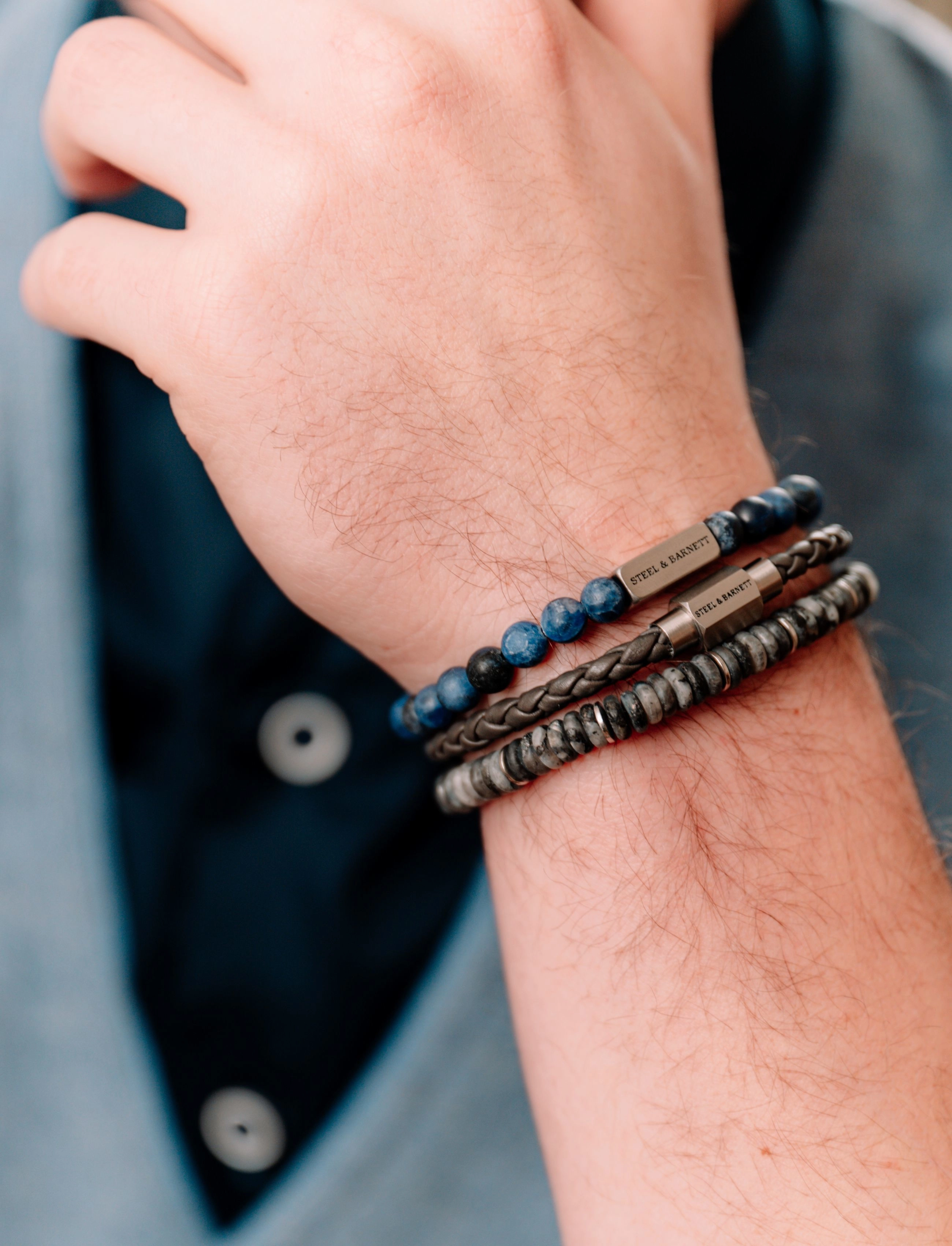 Steel & Barnett - Luke Landon - armbänder - grey - 3