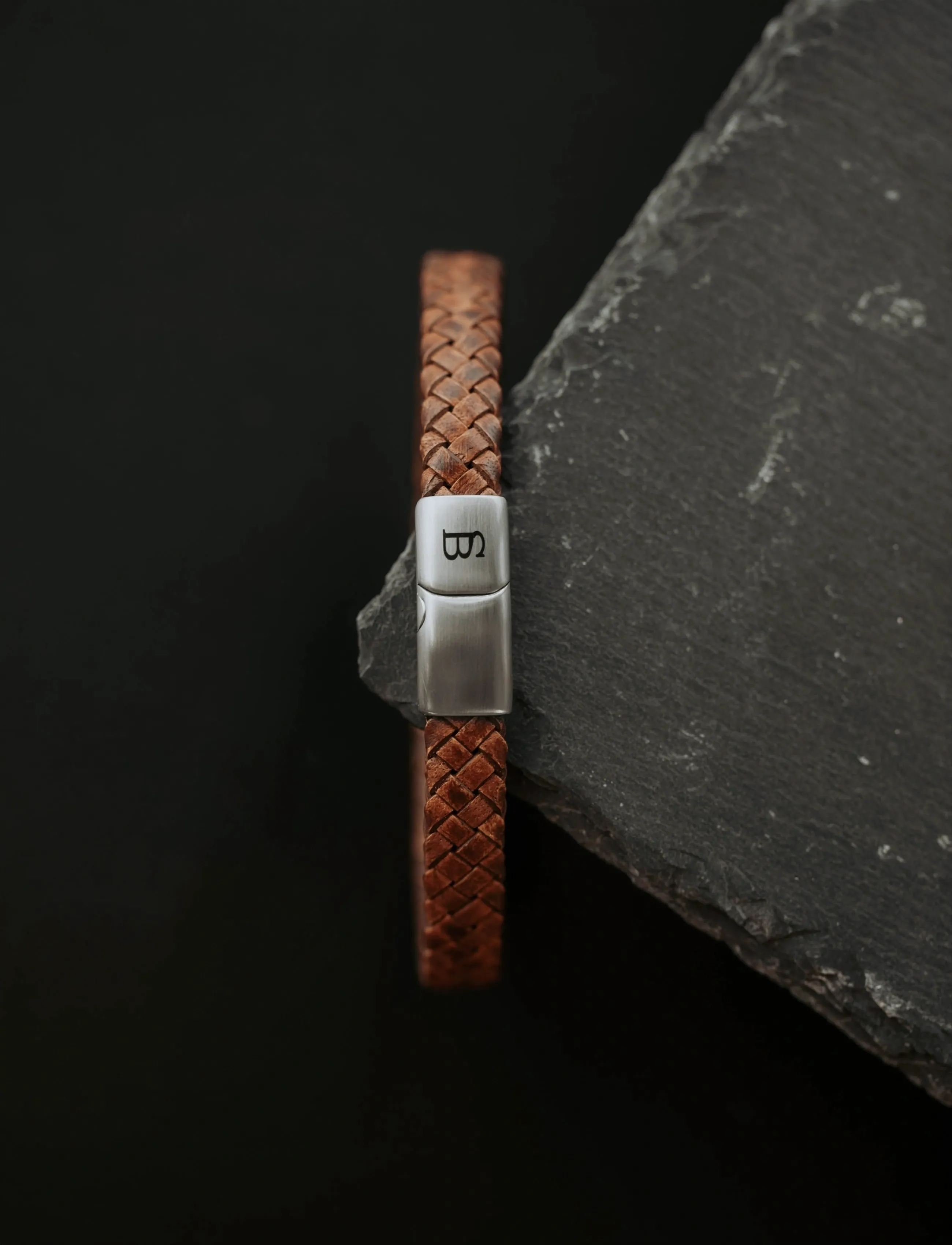 Steel & Barnett - Riley - armband - cognac - 3