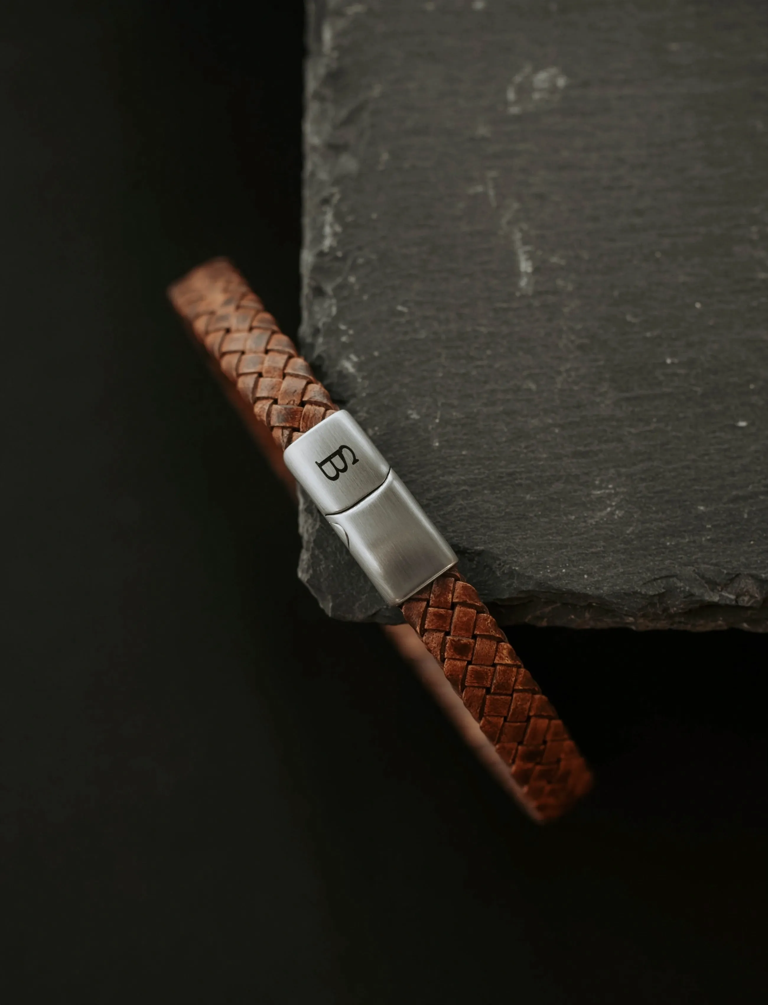 Steel & Barnett - Riley - armband - cognac - 4