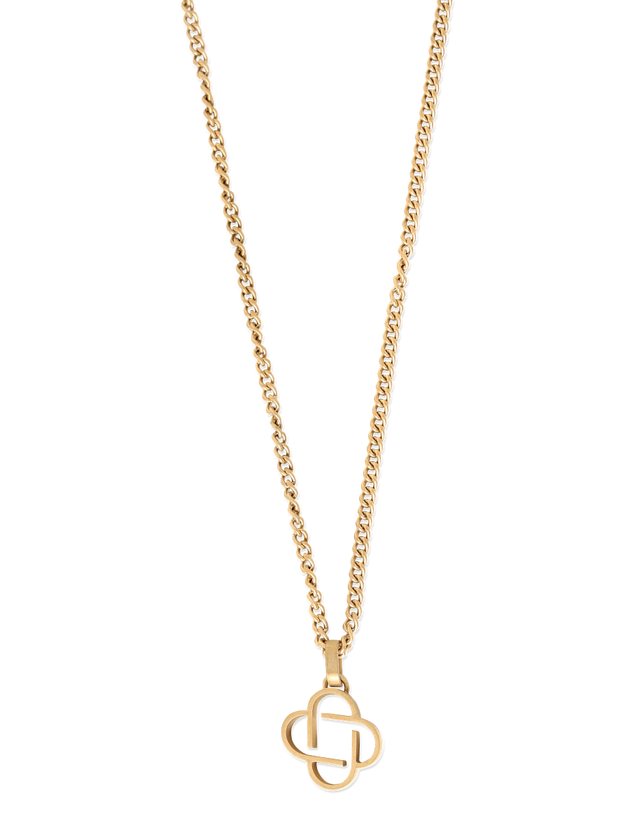 Steel & Barnett - Clover Necklace - halsketten - gold - 1