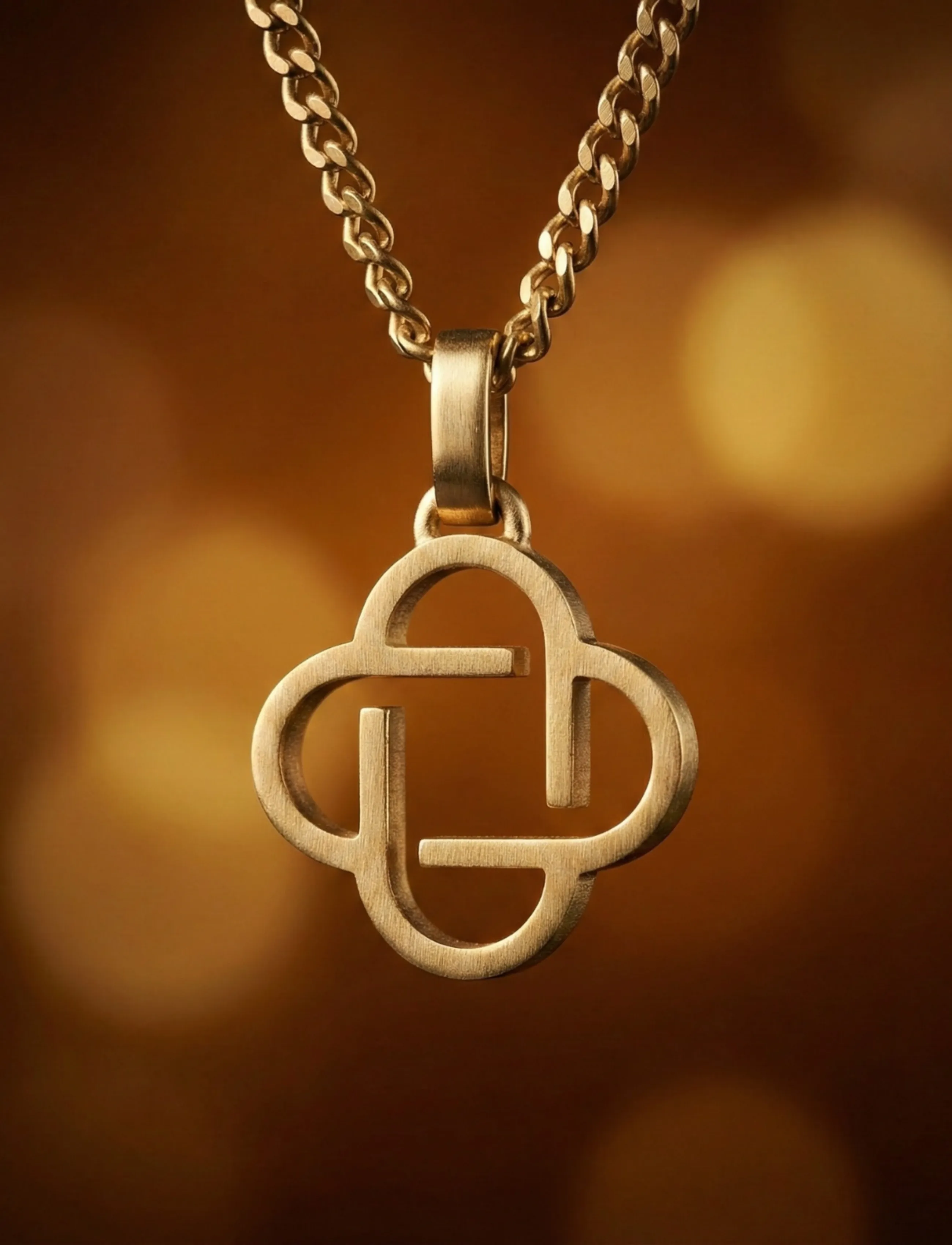 Steel & Barnett - Clover Necklace - necklaces - gold - 3