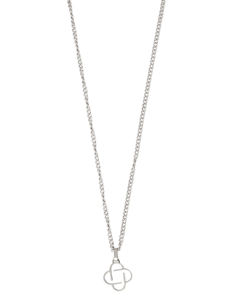 Steel & Barnett - Clover Necklace - halsketten - silver - 1