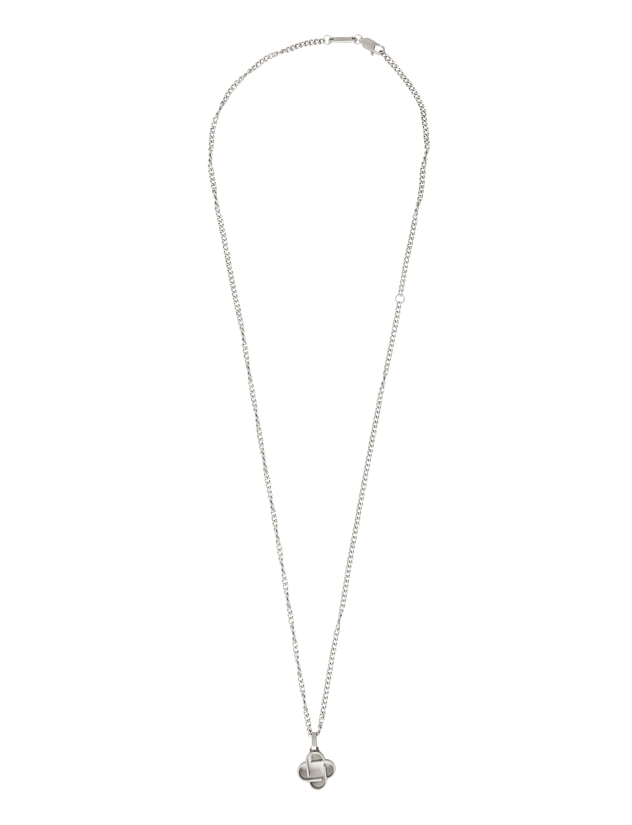 Steel & Barnett - Clover Necklace - halsketten - silver - 2