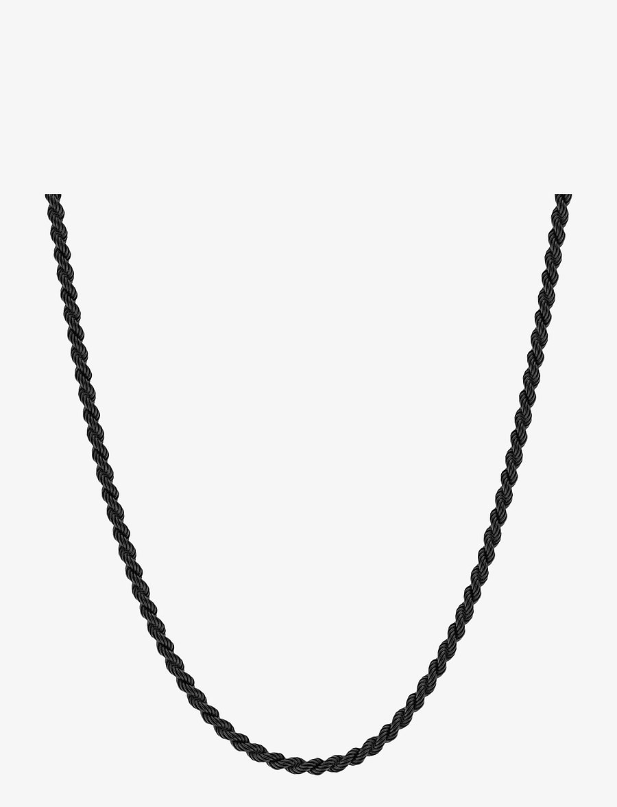 Steel & Barnett - Helix Necklace - halsketten - black - 1